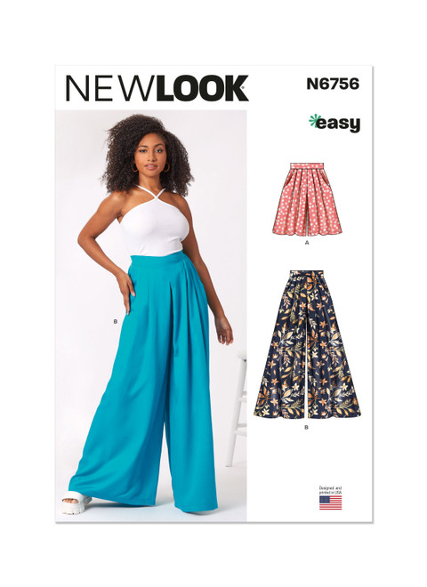 New Look N6756 | Misses' Shorts and Pants | Front of Envelope