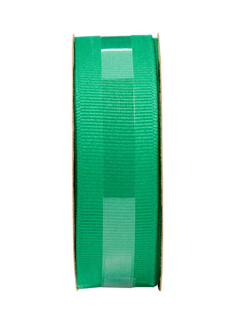 Offray Grosgrain Ribbon Emerald, 7/8" x 21ft