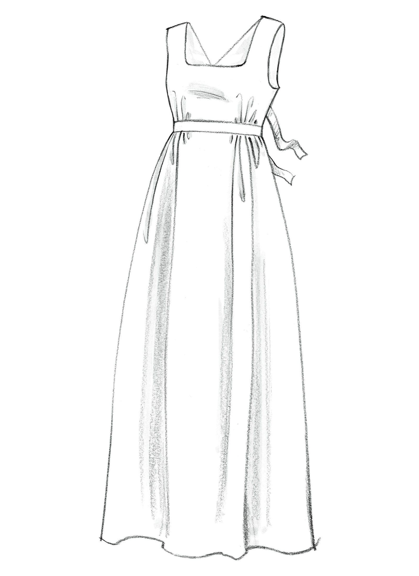Butterick B5509 (Digital) | Historical Full-Length and Waist Aprons
