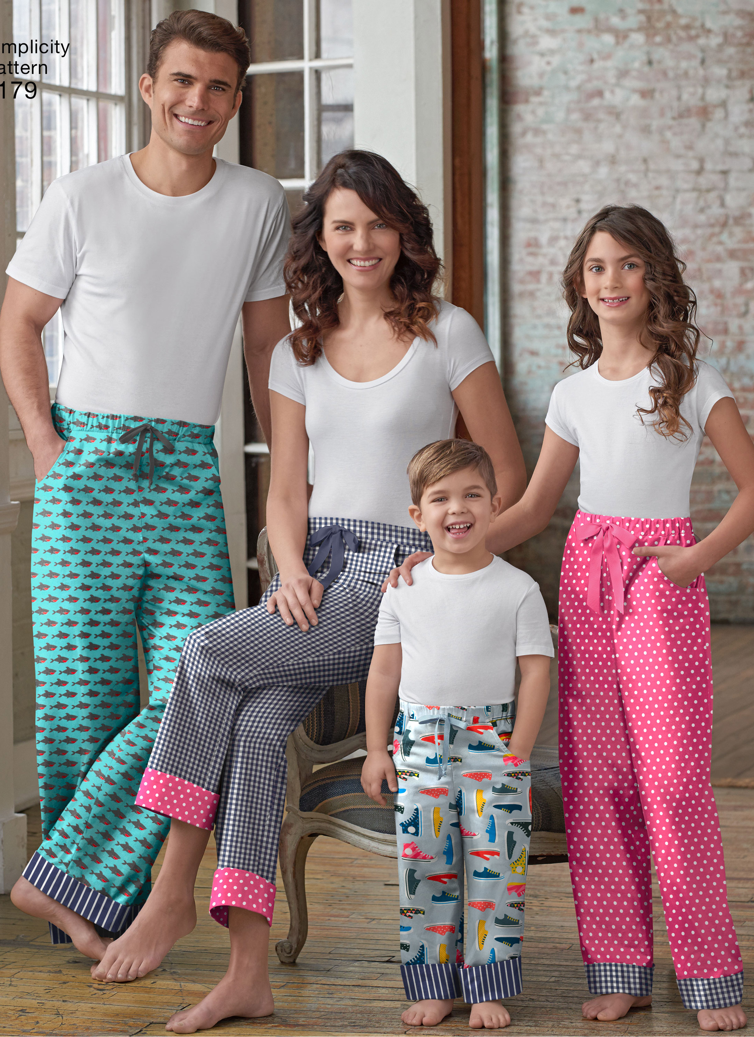 Simplicity S8179 | Child, Teen and Adult Lounge Pants