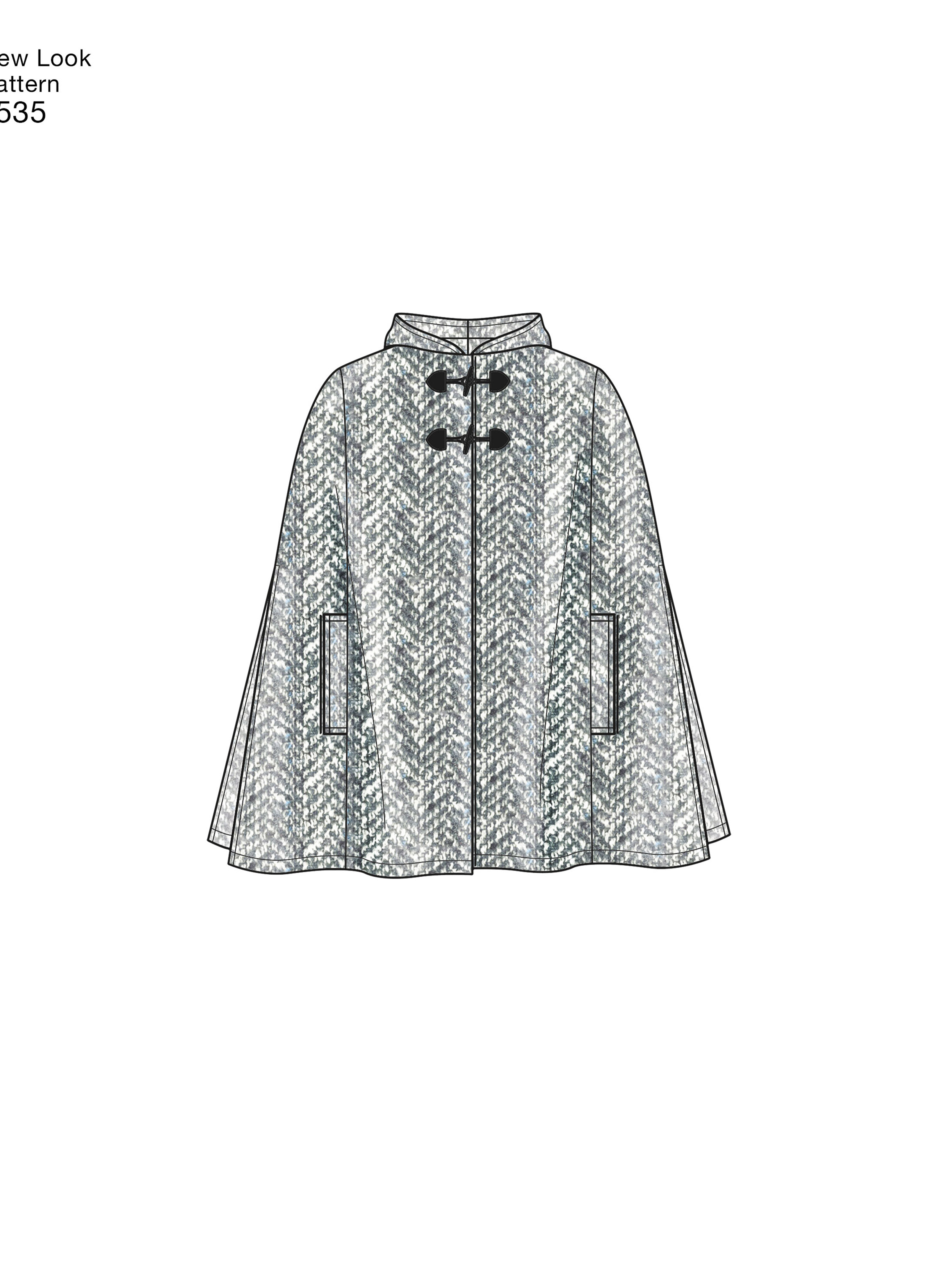 New Look N6535 | Misses' Capes in Four Lengths