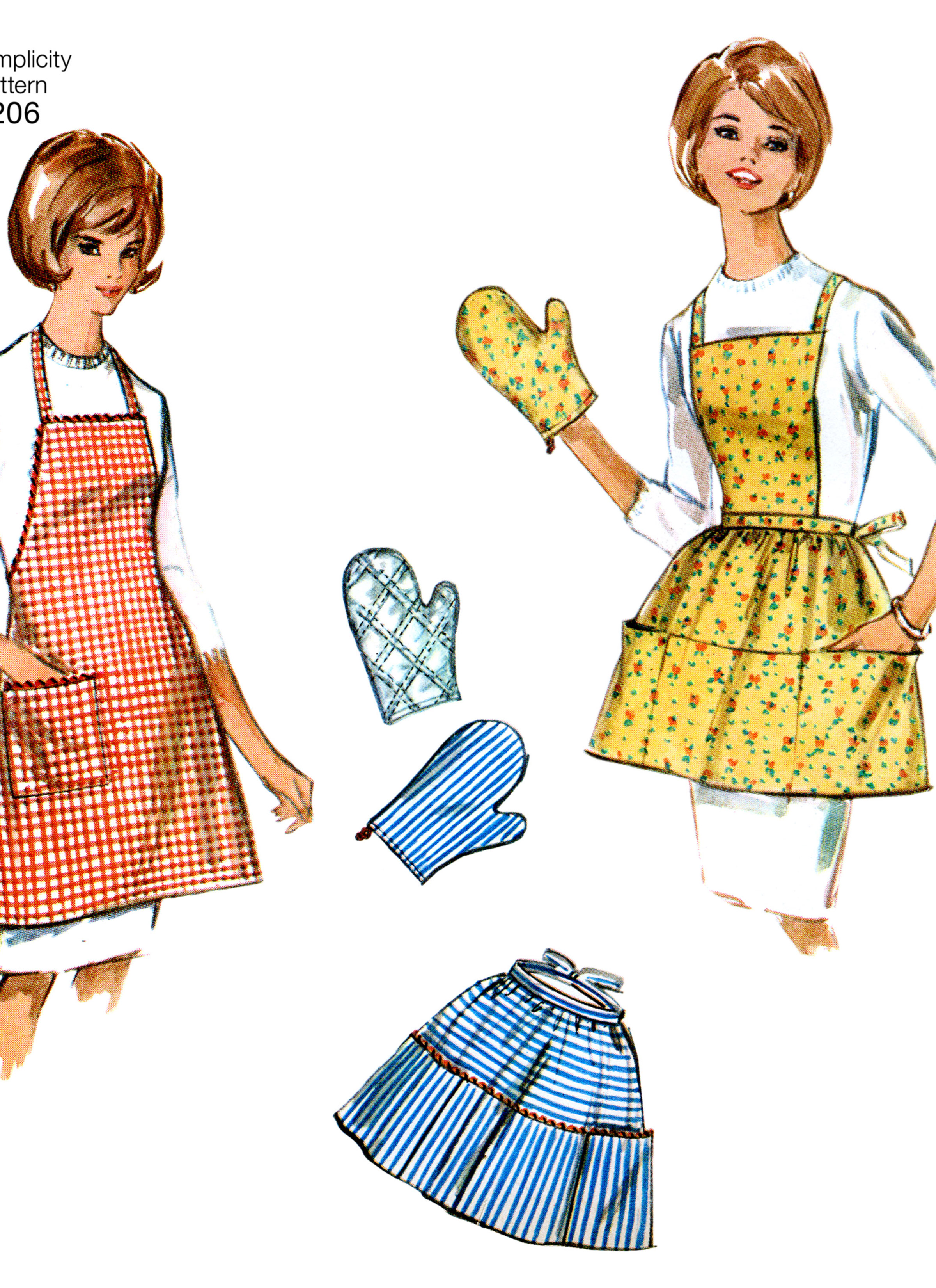 Simplicity S6206 | Vintage Gifts and Kitchen Accessories