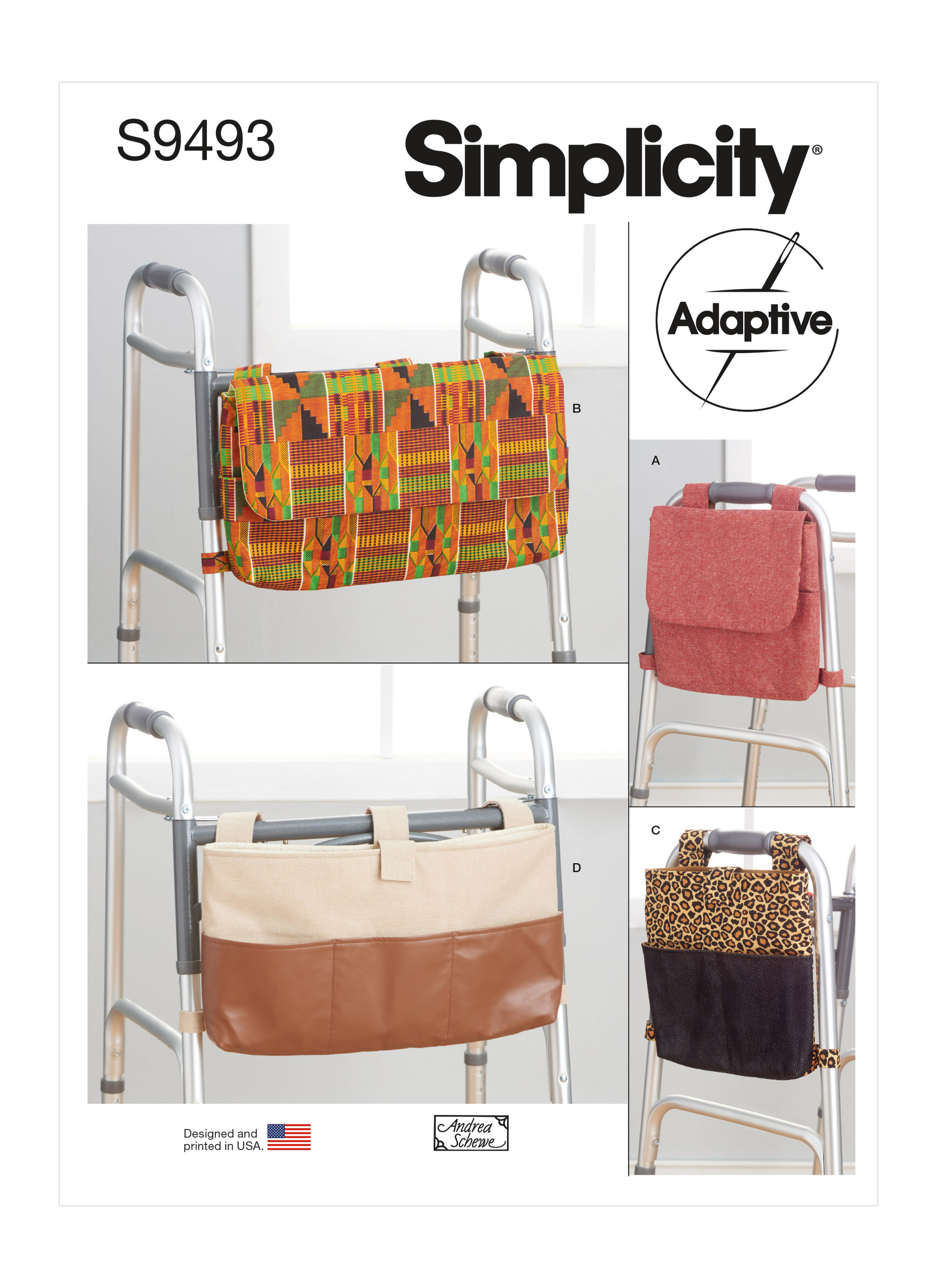 Simplicity S9493 | Walker Bags | Front of Envelope