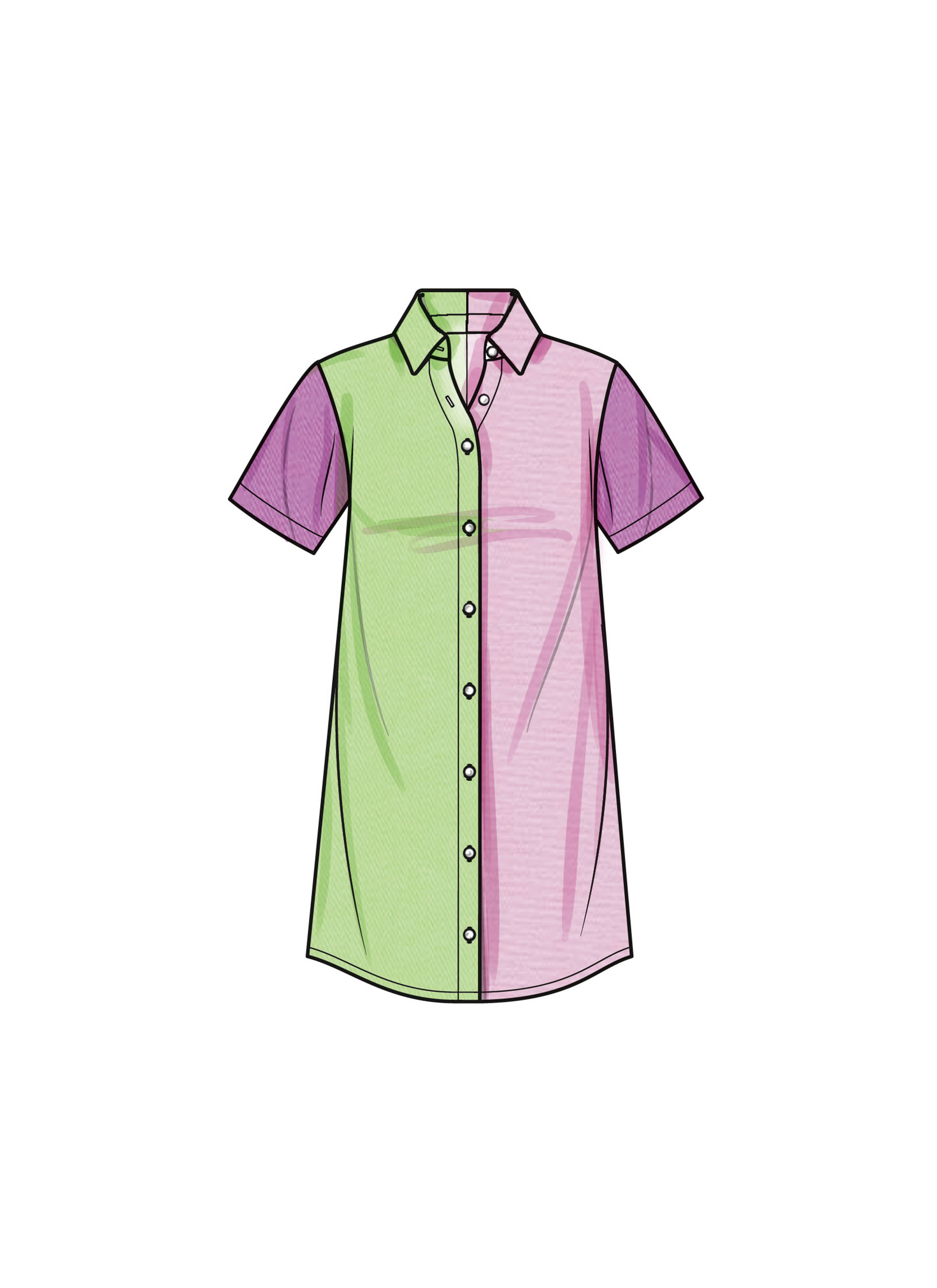 Simplicity S9763 | Girls' Shirtdresses, Shirts and Hat