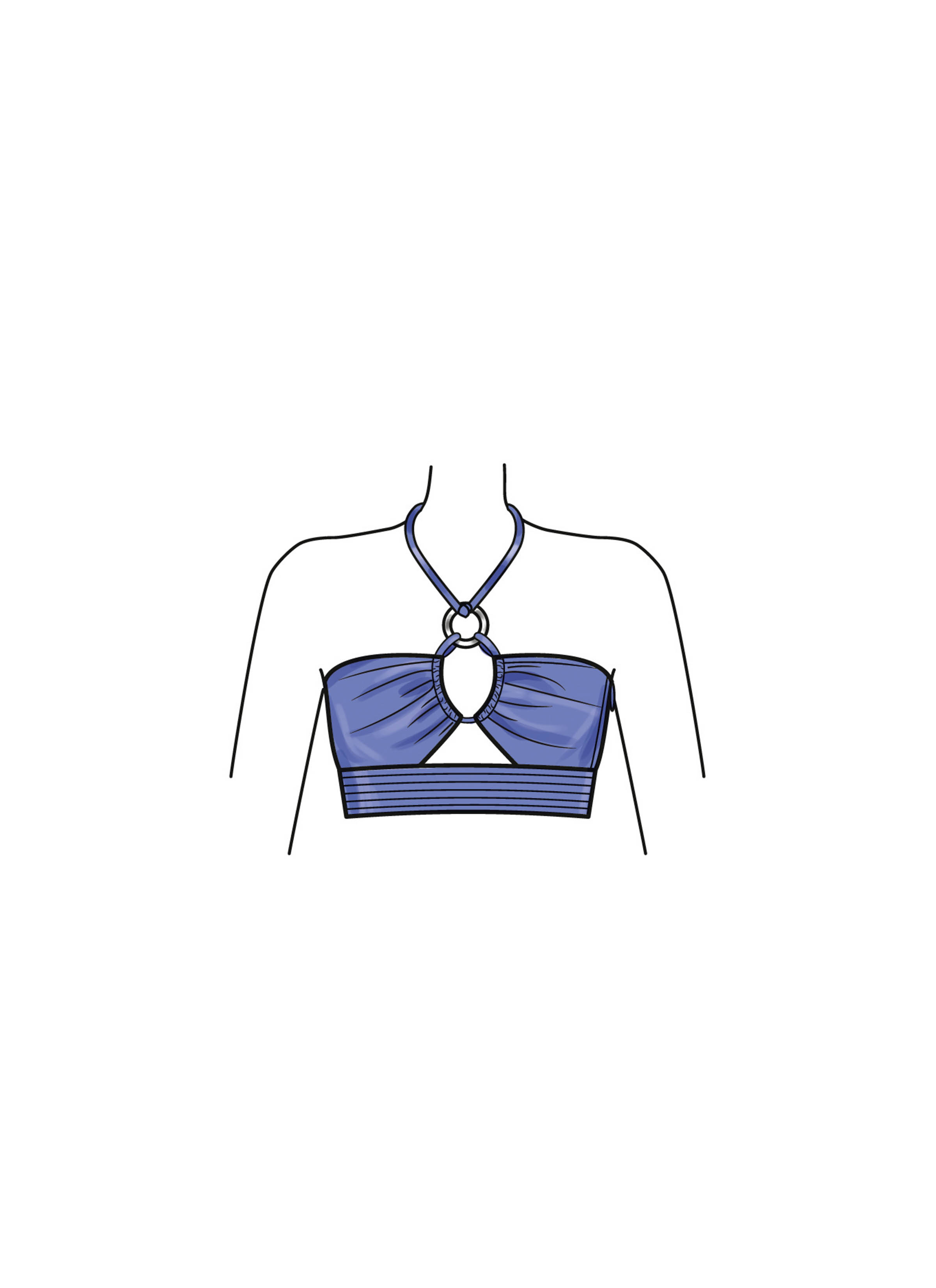 Simplicity S9756 | Misses' and Women's Shirt, Pants and Halter Top for American Sewing Guild
