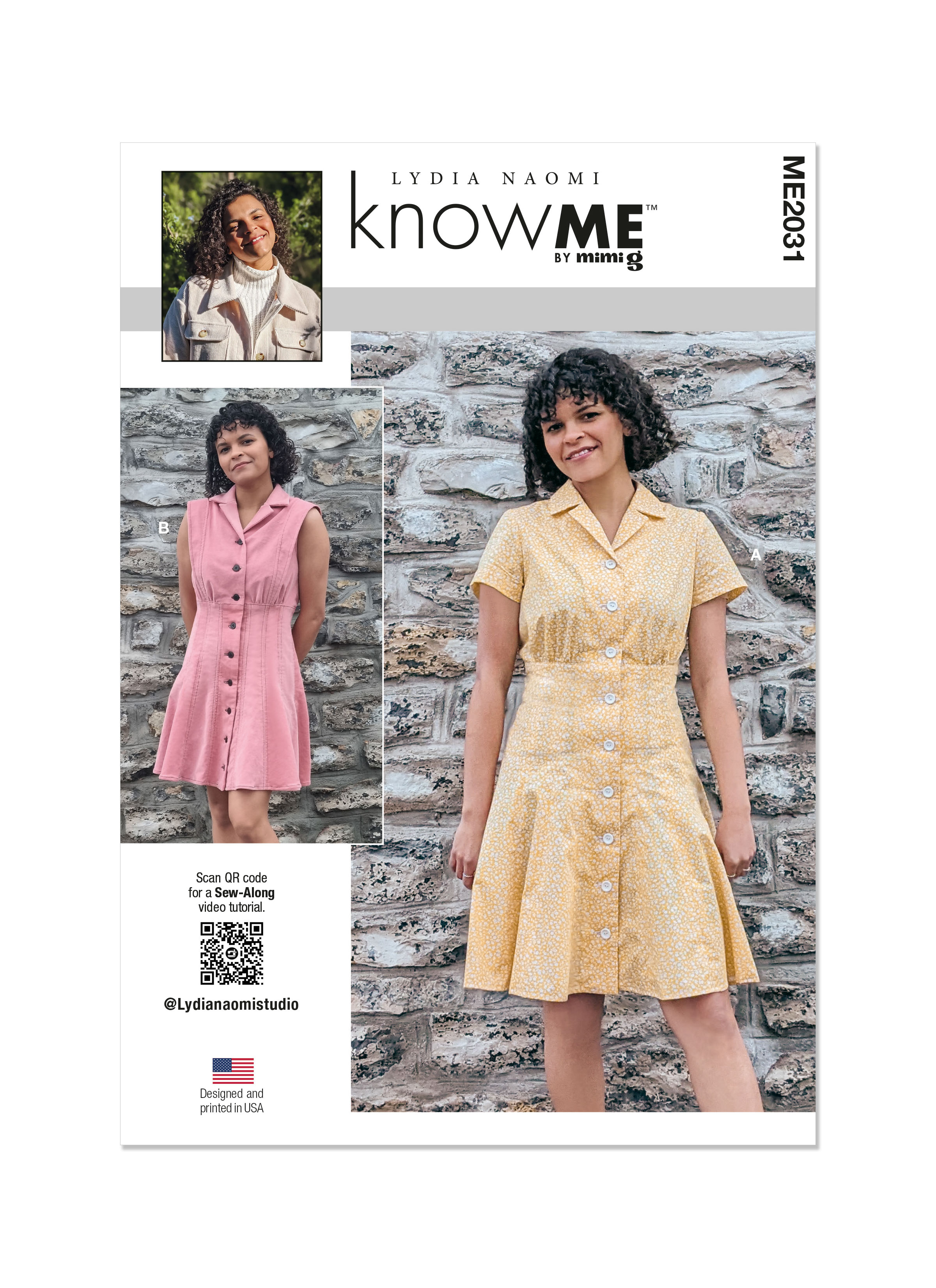 McCall's ME2031 (PDF) | Misses' Dresses | Front of Envelope
