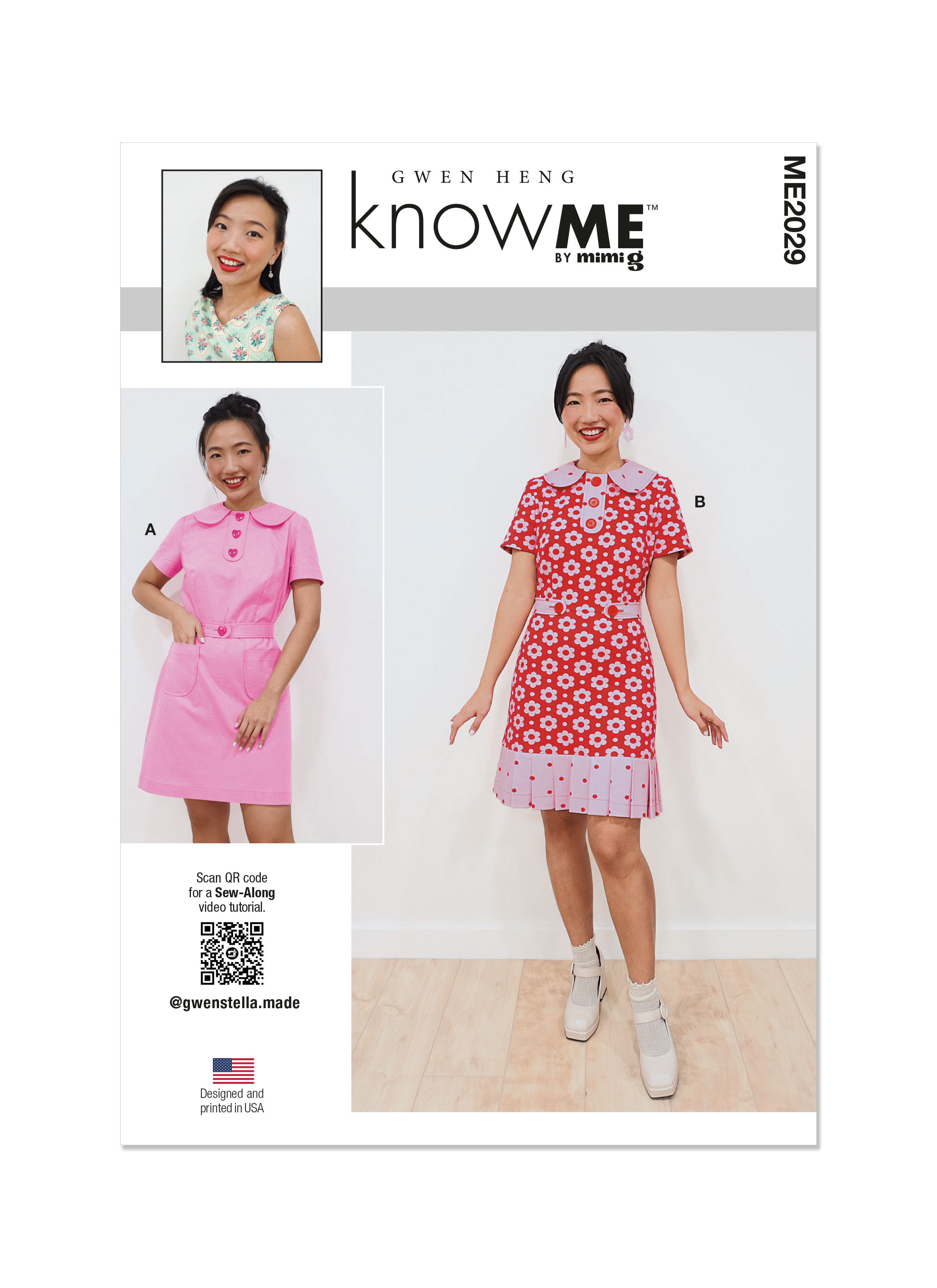 McCall's ME2029 (PDF) | Misses' Dresses | Front of Envelope
