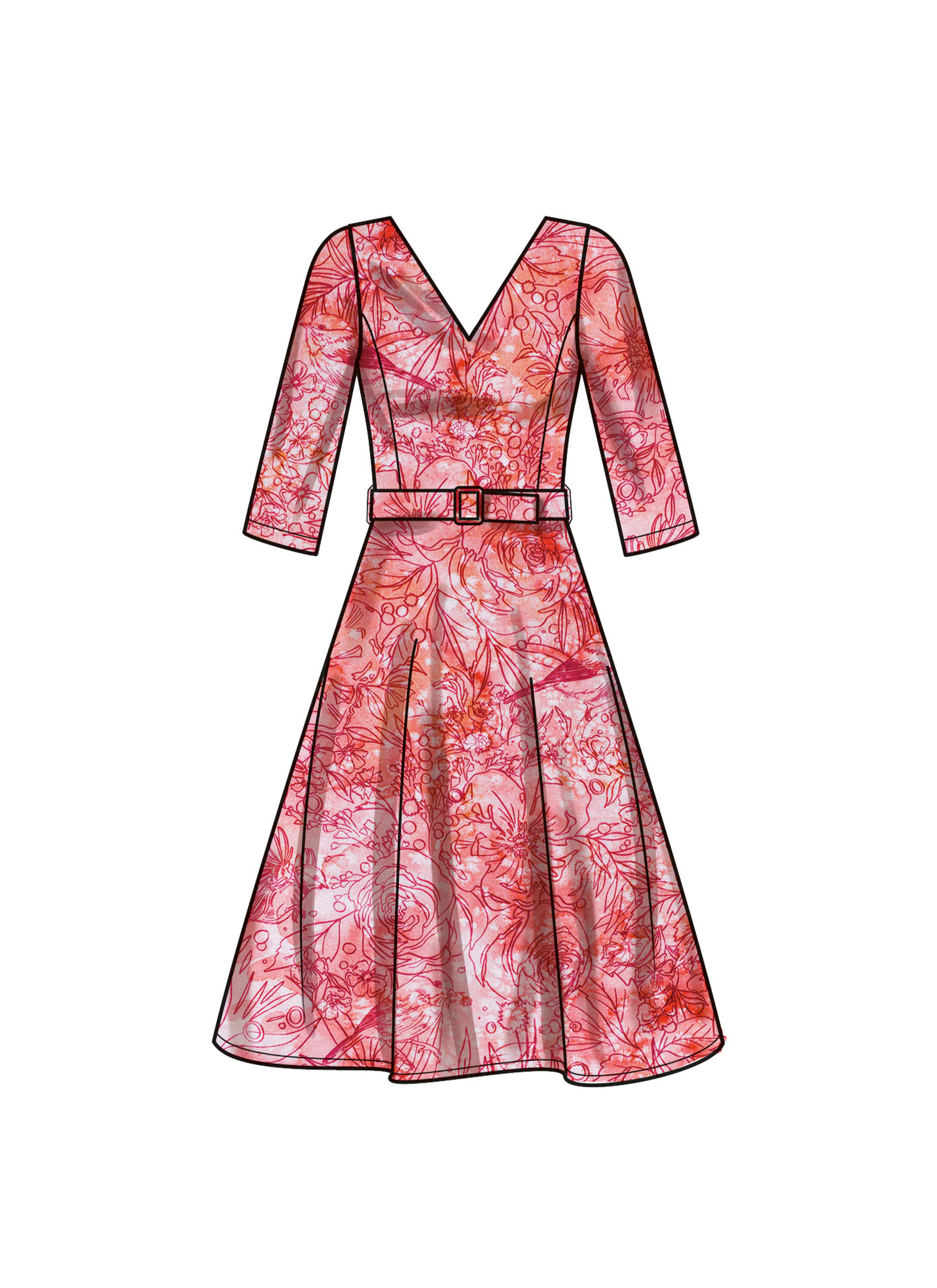 New Look N6748 | Misses' Dress With Sleeve Variations