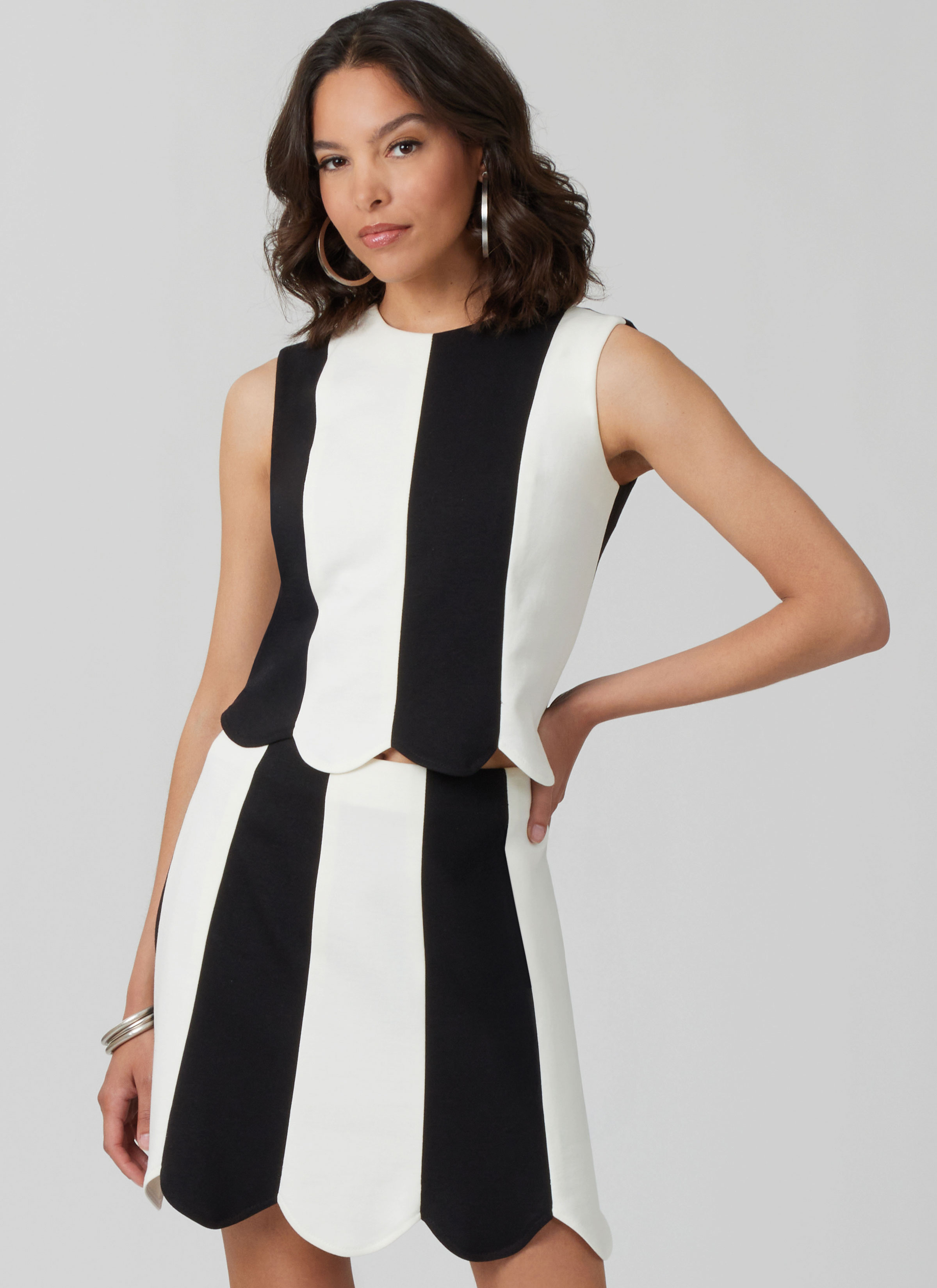 McCall's M8610 | McCall's Sewing Pattern Misses' Fitted Knit Top and Skirt