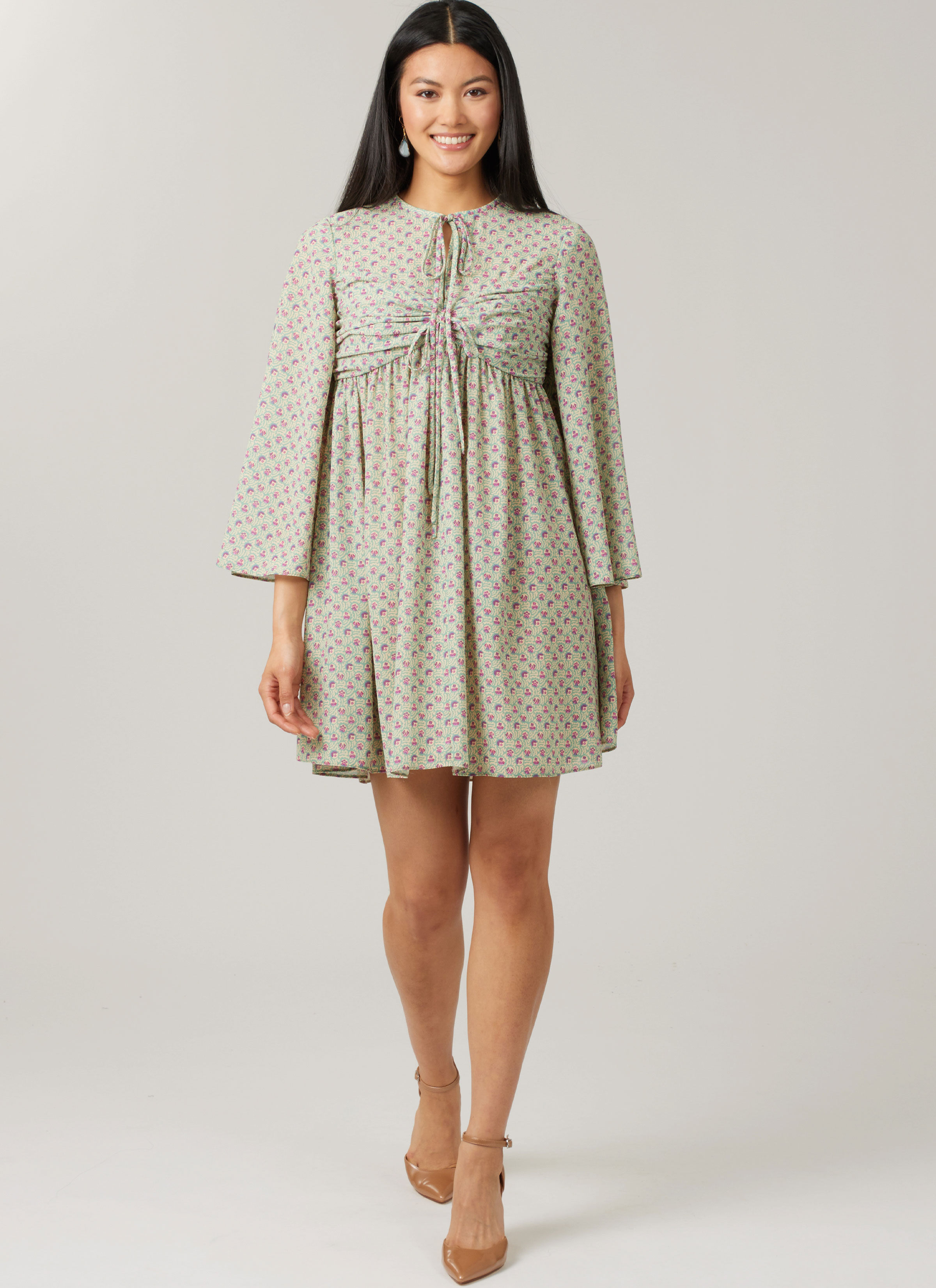 McCall's M8602 | McCall's Sewing Pattern Misses' Babydoll Dress with Sleeve Variations