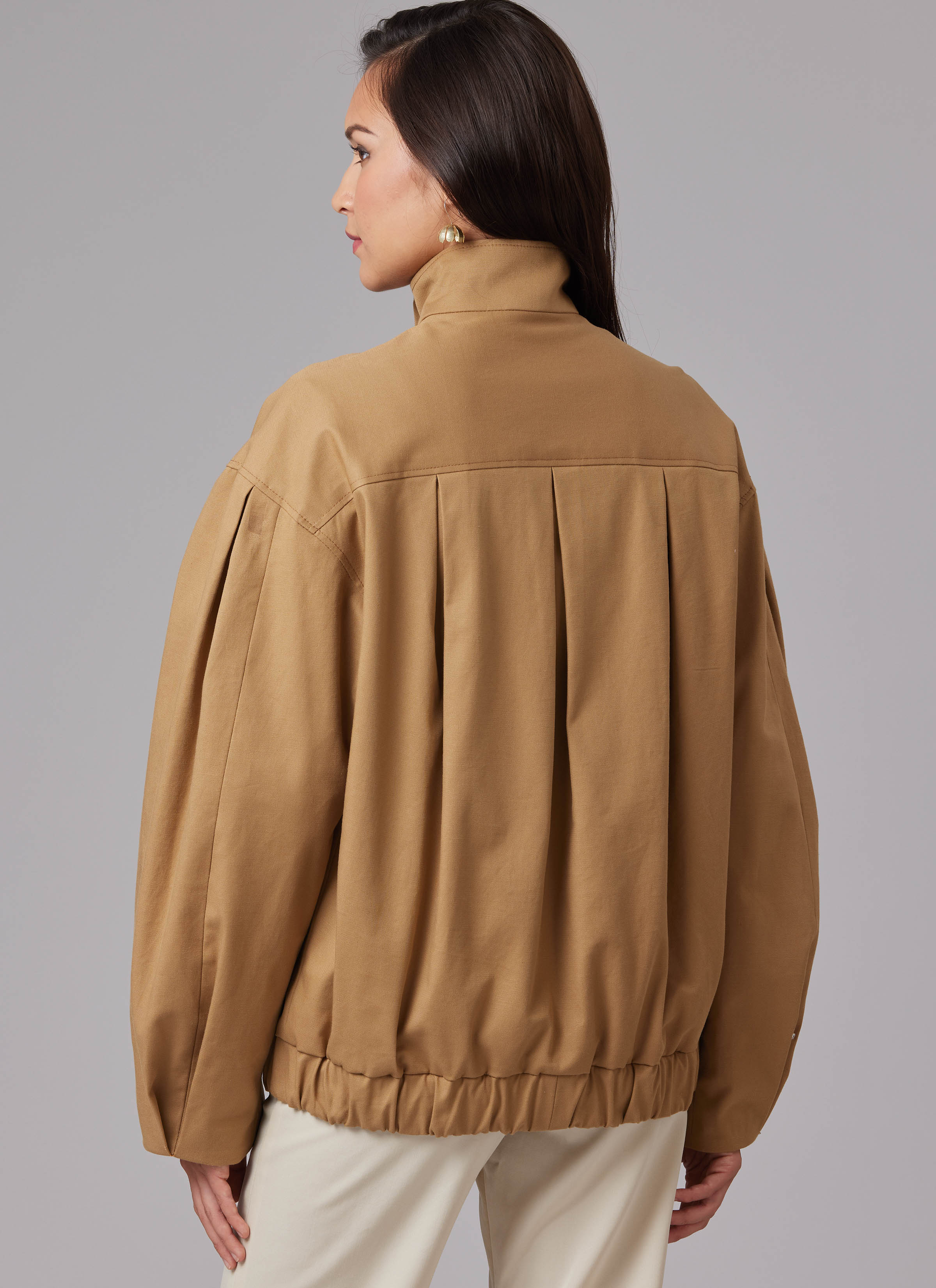 McCall's M8629 | McCall's Sewing Pattern Misses' Blouson Jacket with Neckline Variations