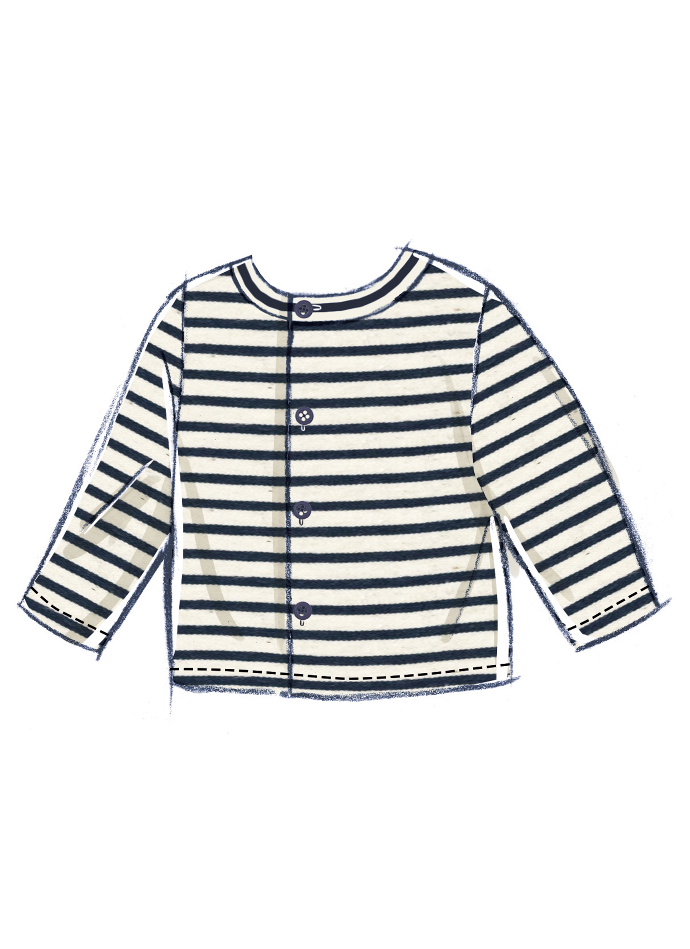 McCall's M8640 | McCall's Sewing Pattern Babies Jacket, Knit Tops and Pants