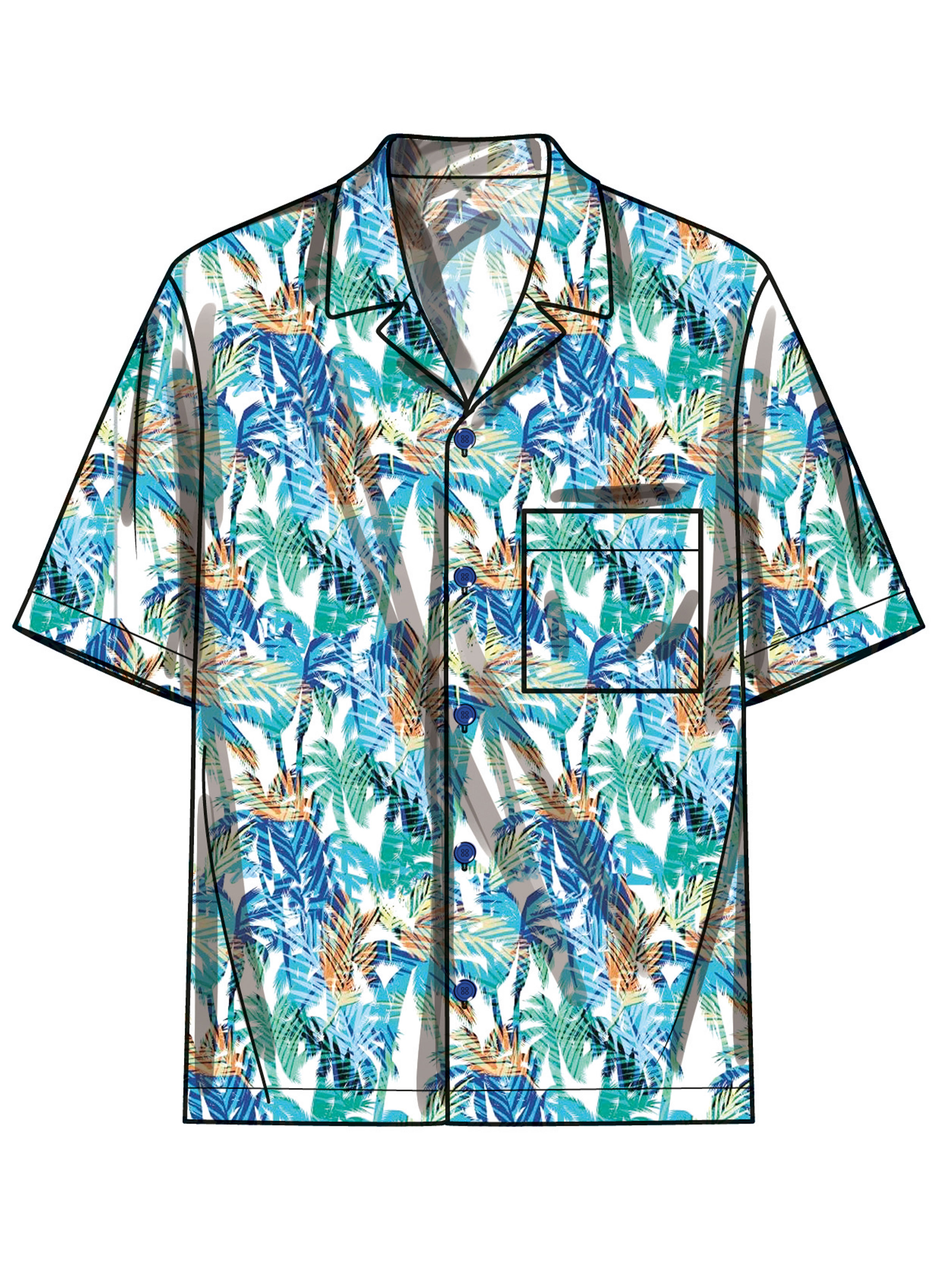 Simplicity S3075 | Simplicity Sewing Pattern Men's Shirts
