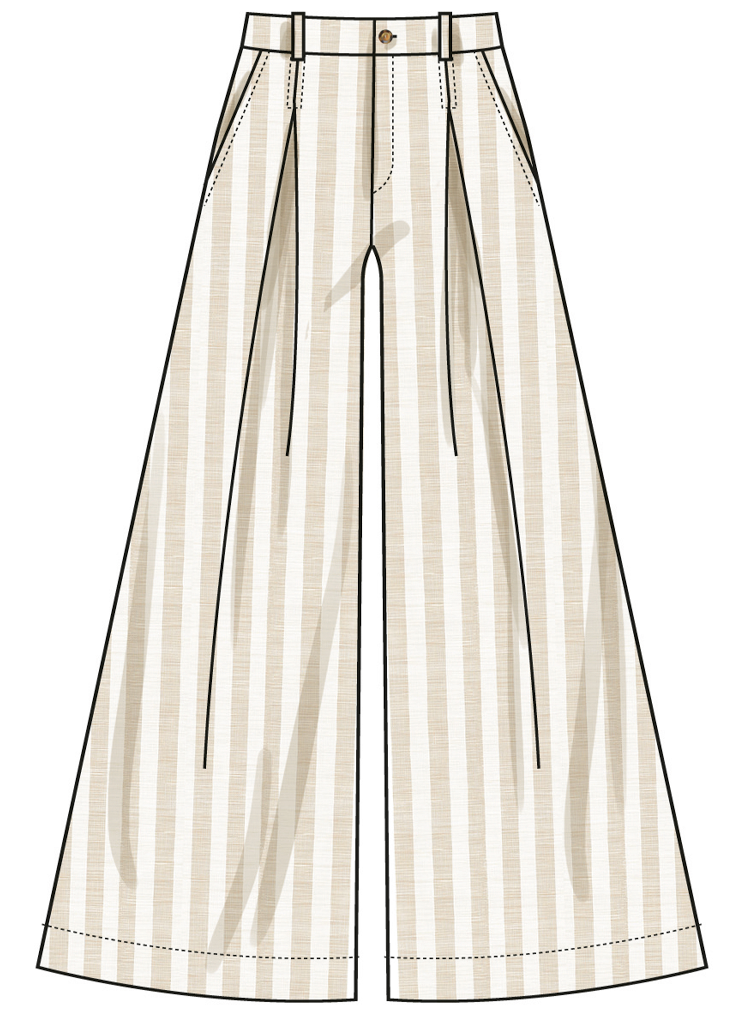 Simplicity S3106 | Simplicity Sewing Pattern Misses' Shorts and Pants with Tie Belt