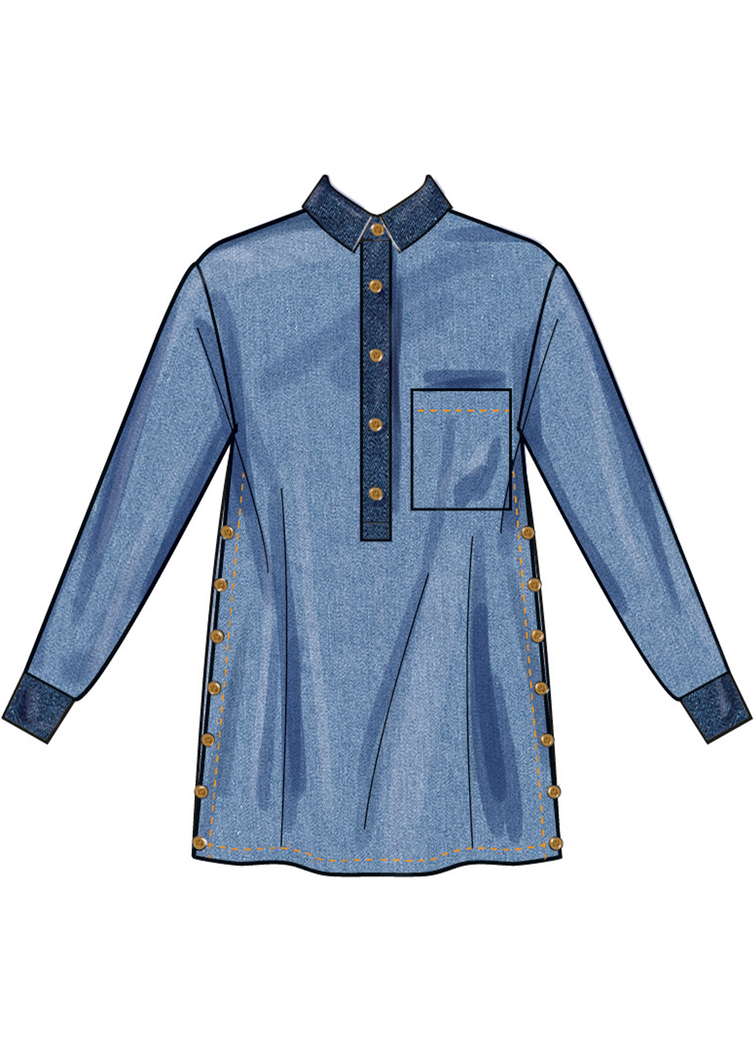 Simplicity S3068 | Simplicity Sewing Pattern Misses' Top and Tunics