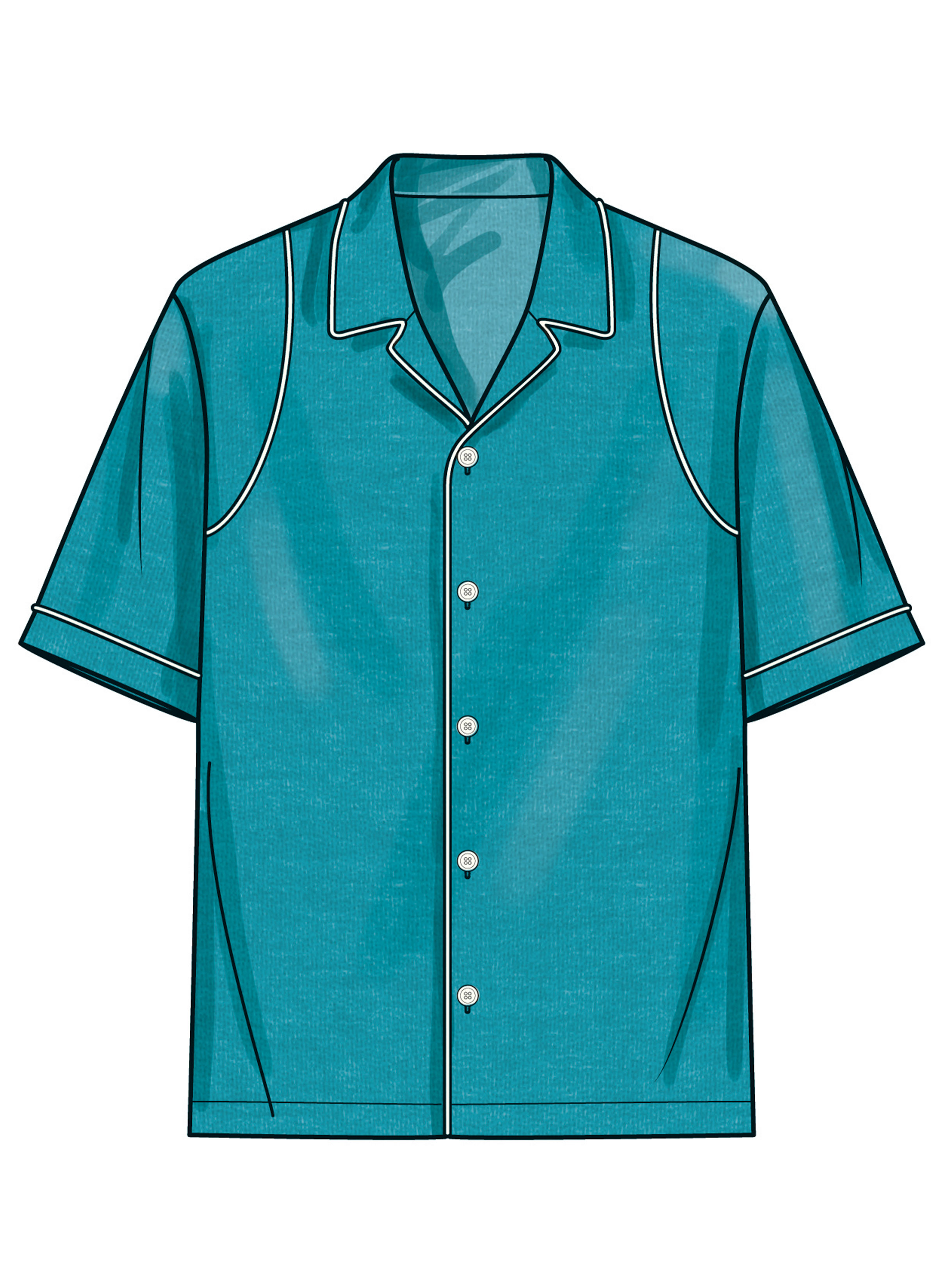 Simplicity S3075 | Simplicity Sewing Pattern Men's Shirts