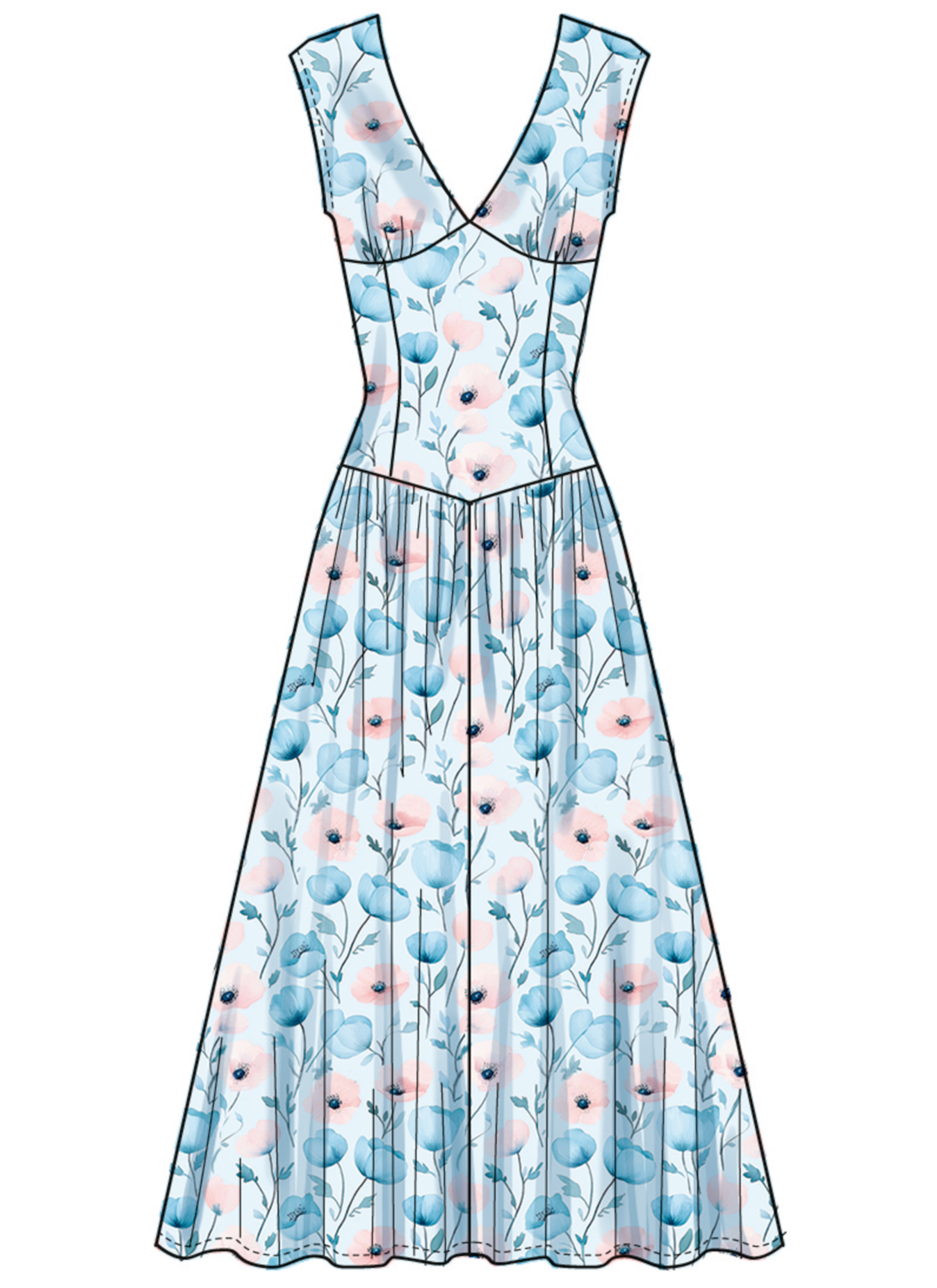 Simplicity S3096 | Simplicity Sewing Pattern Misses' and Women's Dress with Length and Sleeve Variations
