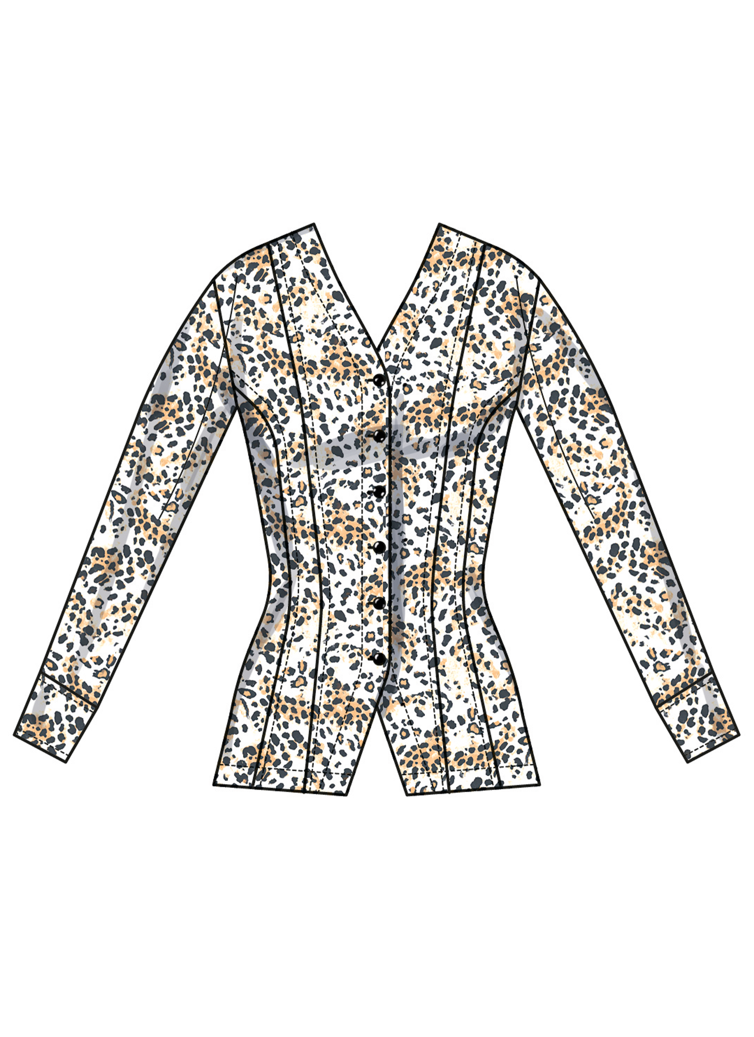 Simplicity S3102 | Simplicity Sewing Pattern Misses' Shirt with Sleeve Variations