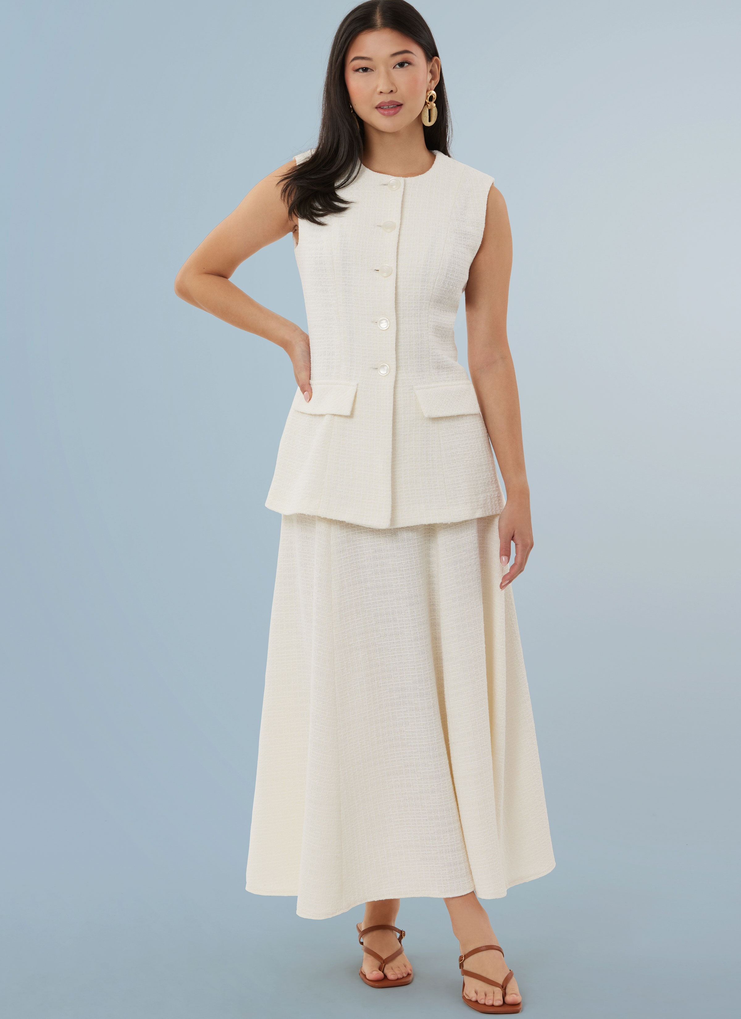 Simplicity S3108 | Simplicity Sewing Pattern Misses' Vest, Skirt and Pants by American Sewing Guild