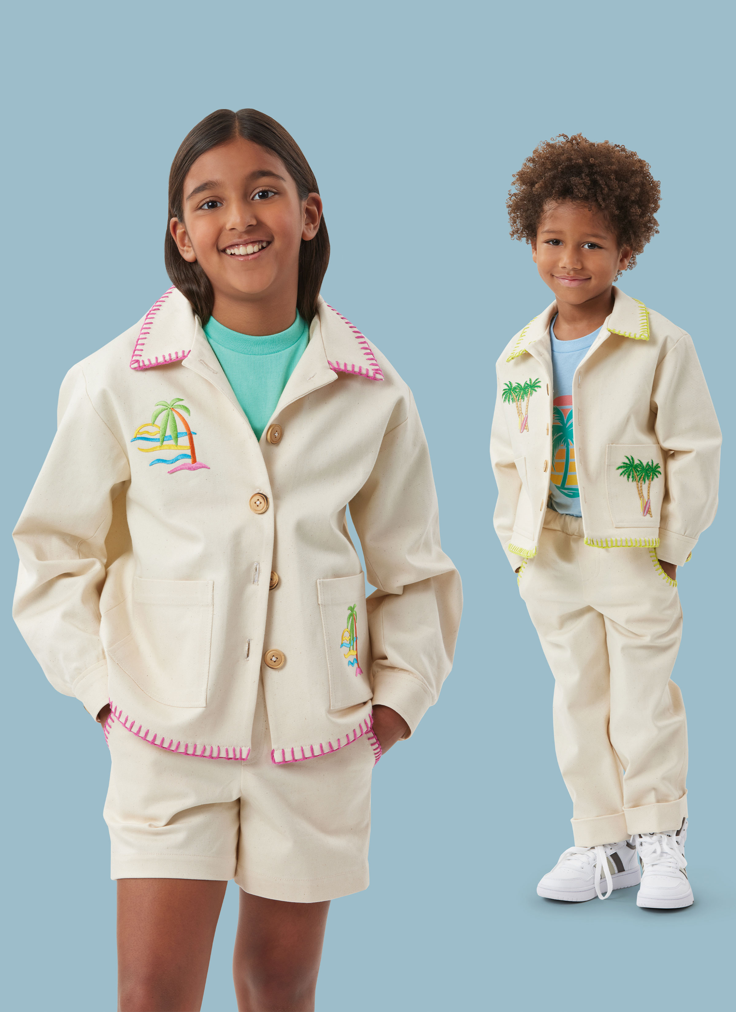Simplicity S3113 | Simplicity Sewing Pattern Children's or Girls' and Boys' Jacket, Shorts and Pants