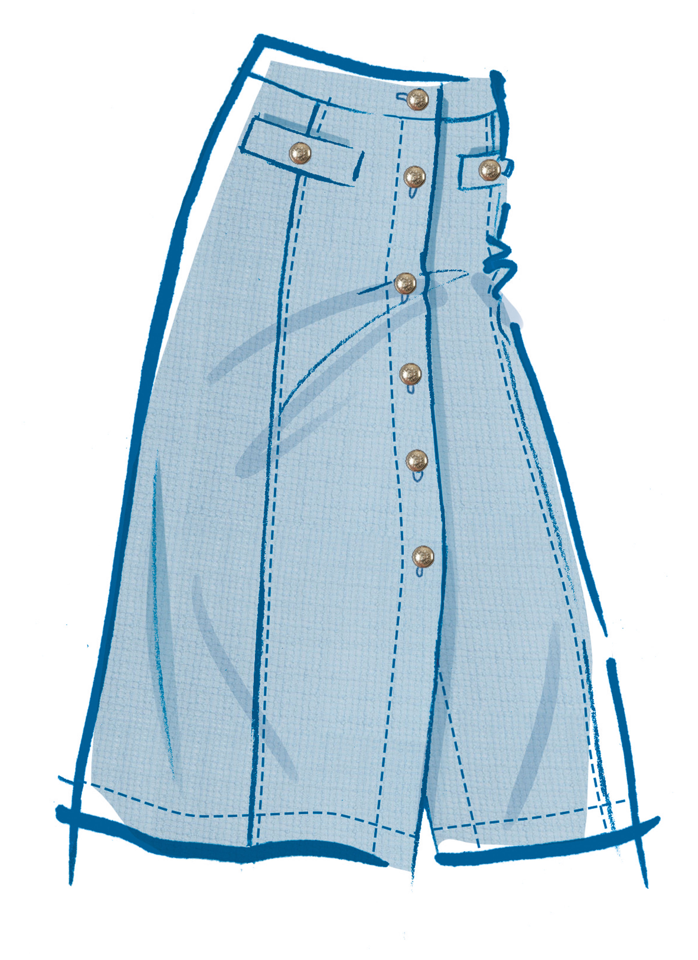 McCall's M8586 | McCall's Sewing Pattern Misses' Top and Skirt in Two Lengths