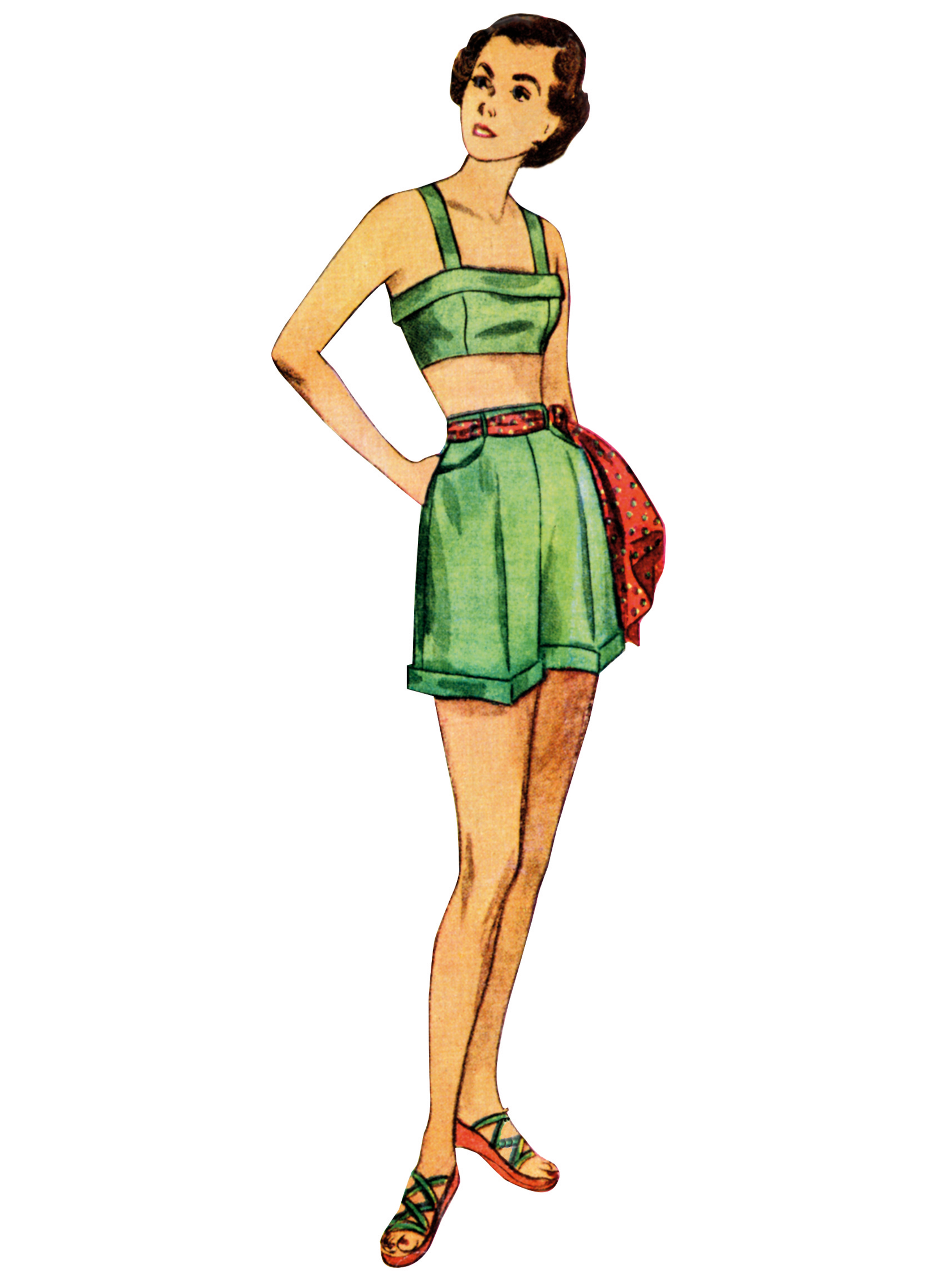 Simplicity S3150 | Simplicity Sewing Pattern 1940's Misses' Jacket, Bra and Shorts