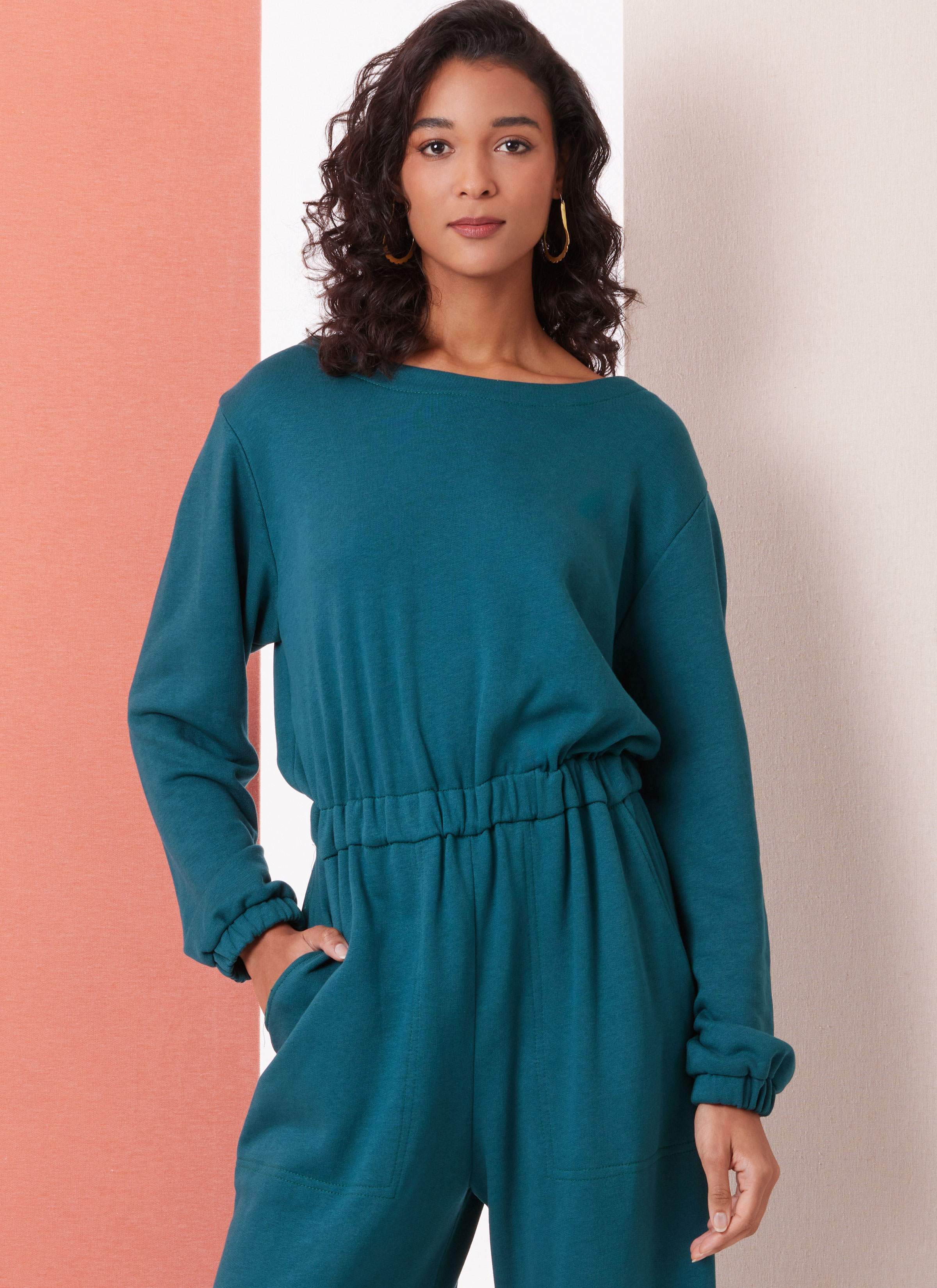 Butterick B7063 | Butterick Sewing Pattern Misses' Knit Jumpsuit with Length and Sleeve Variations