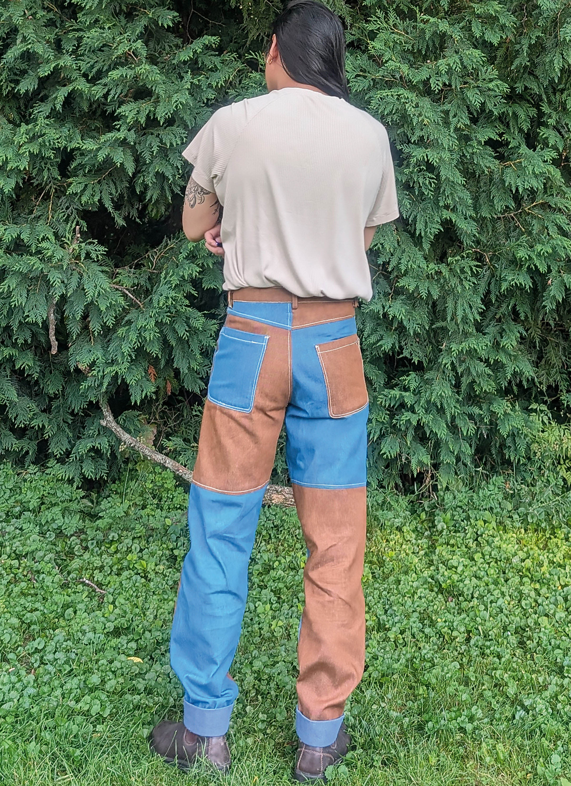 Know Me ME2154 | Know Me Sewing Pattern Men's Patched Pants by Donny Q