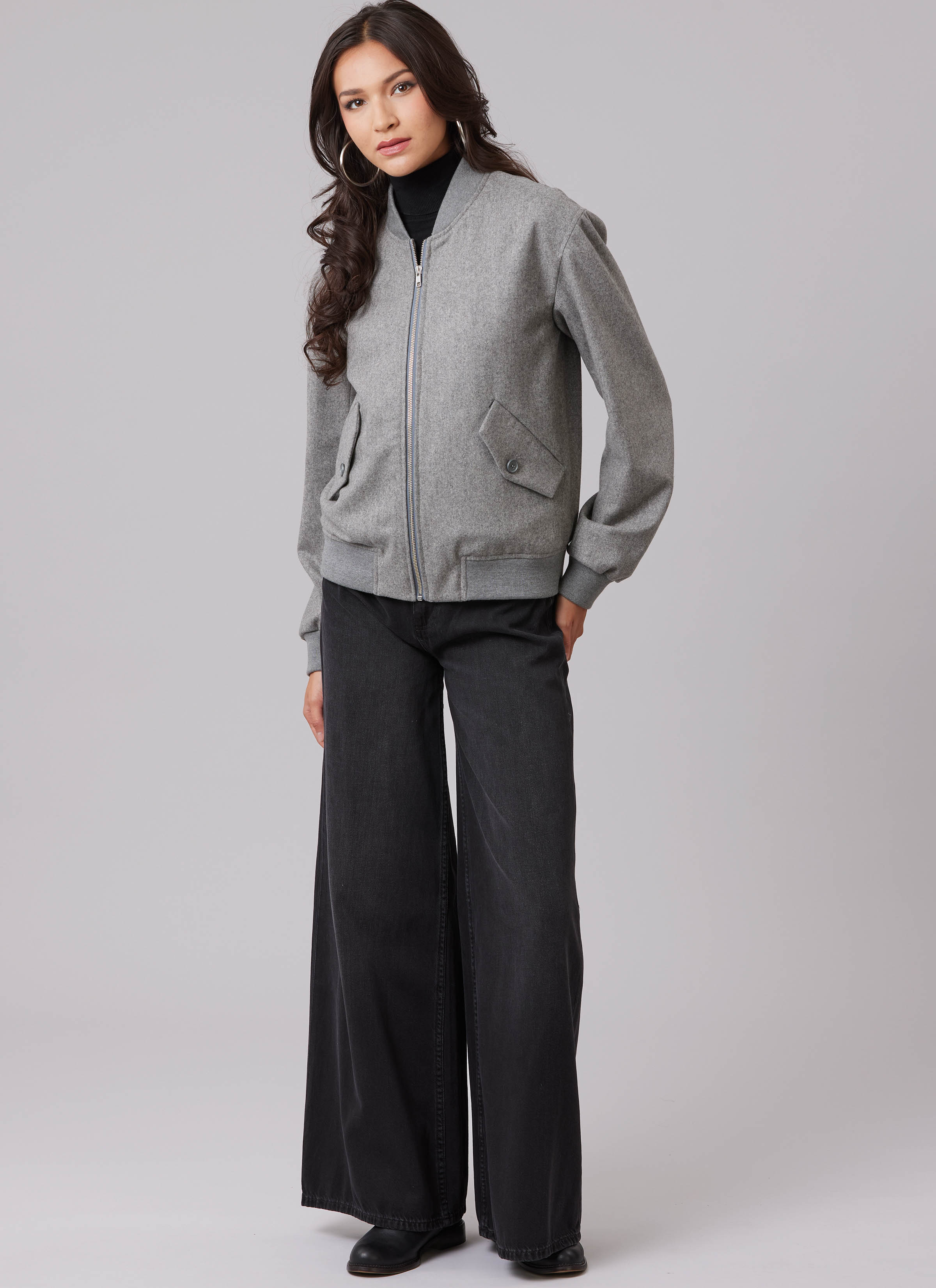 McCall's M8635 | McCall's Sewing Pattern Unisex Bomber Jacket with or without Hood