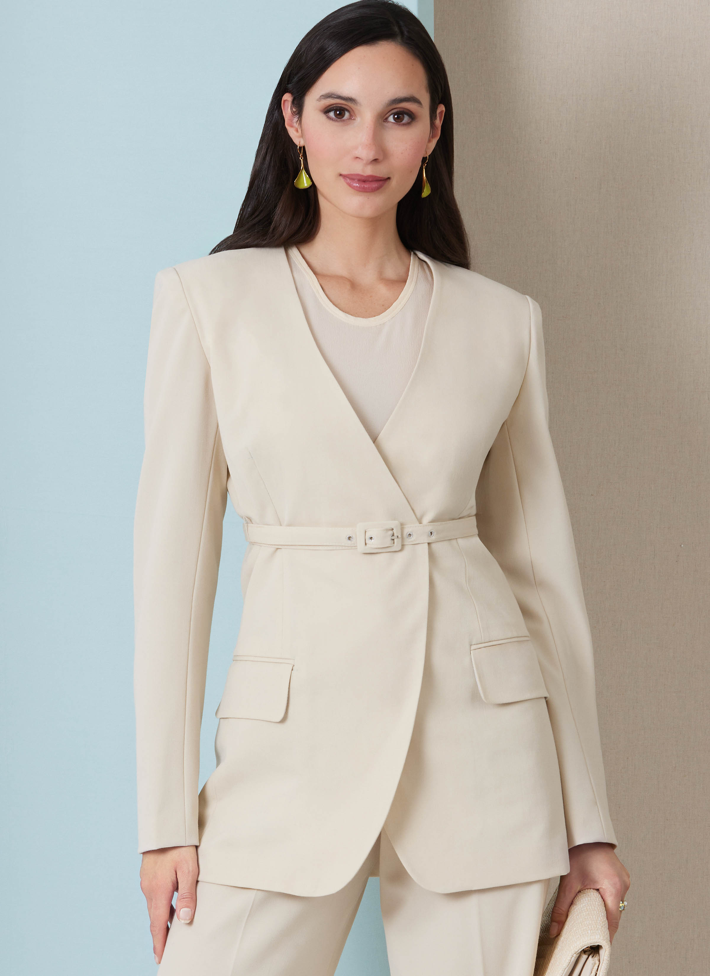Butterick B7081 | Butterick Sewing Pattern Misses' Jacket with Belt and Pants