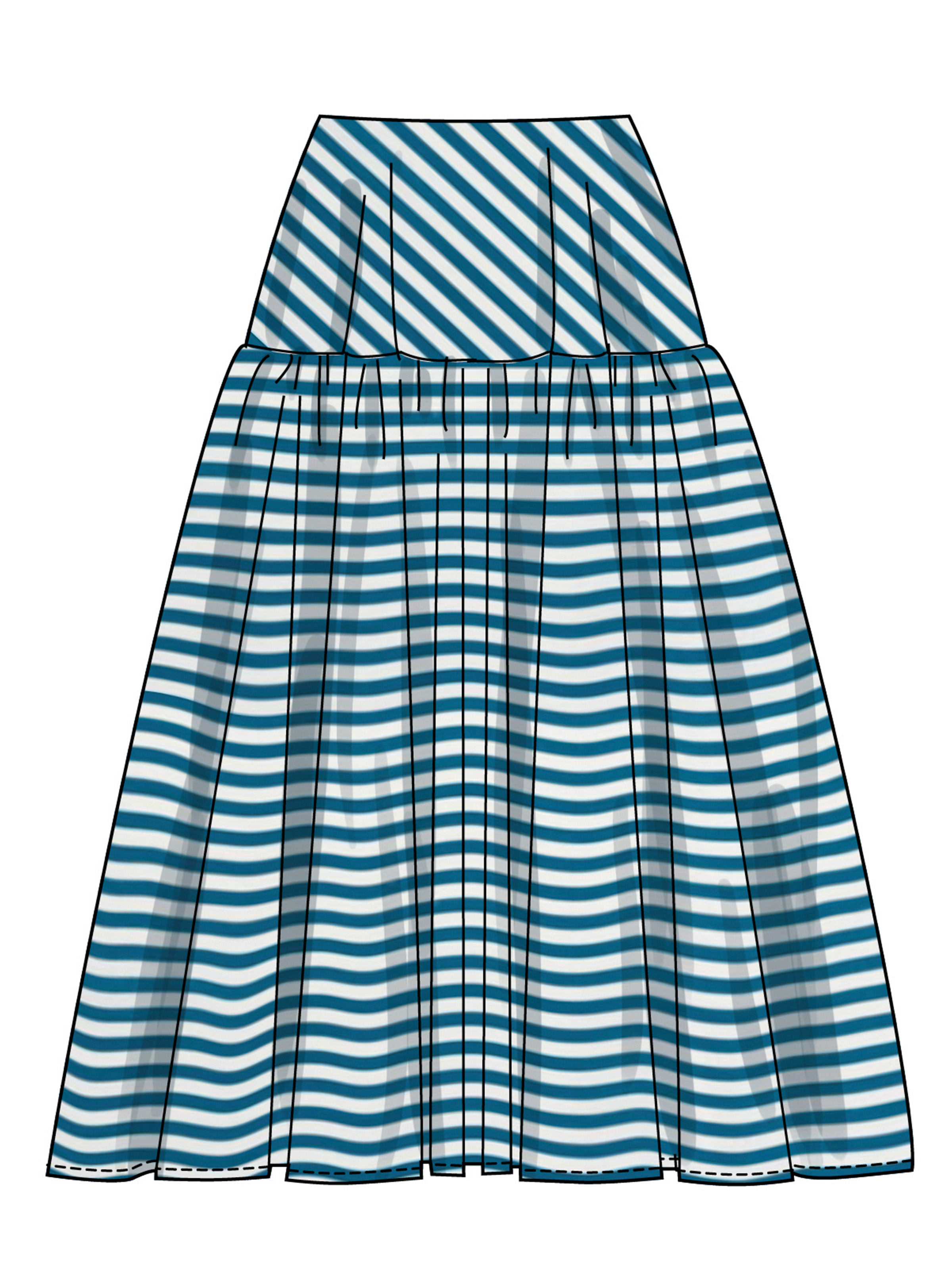 Simplicity S3237 | Simplicity Sewing Pattern Misses' Skirt in Three Lengths