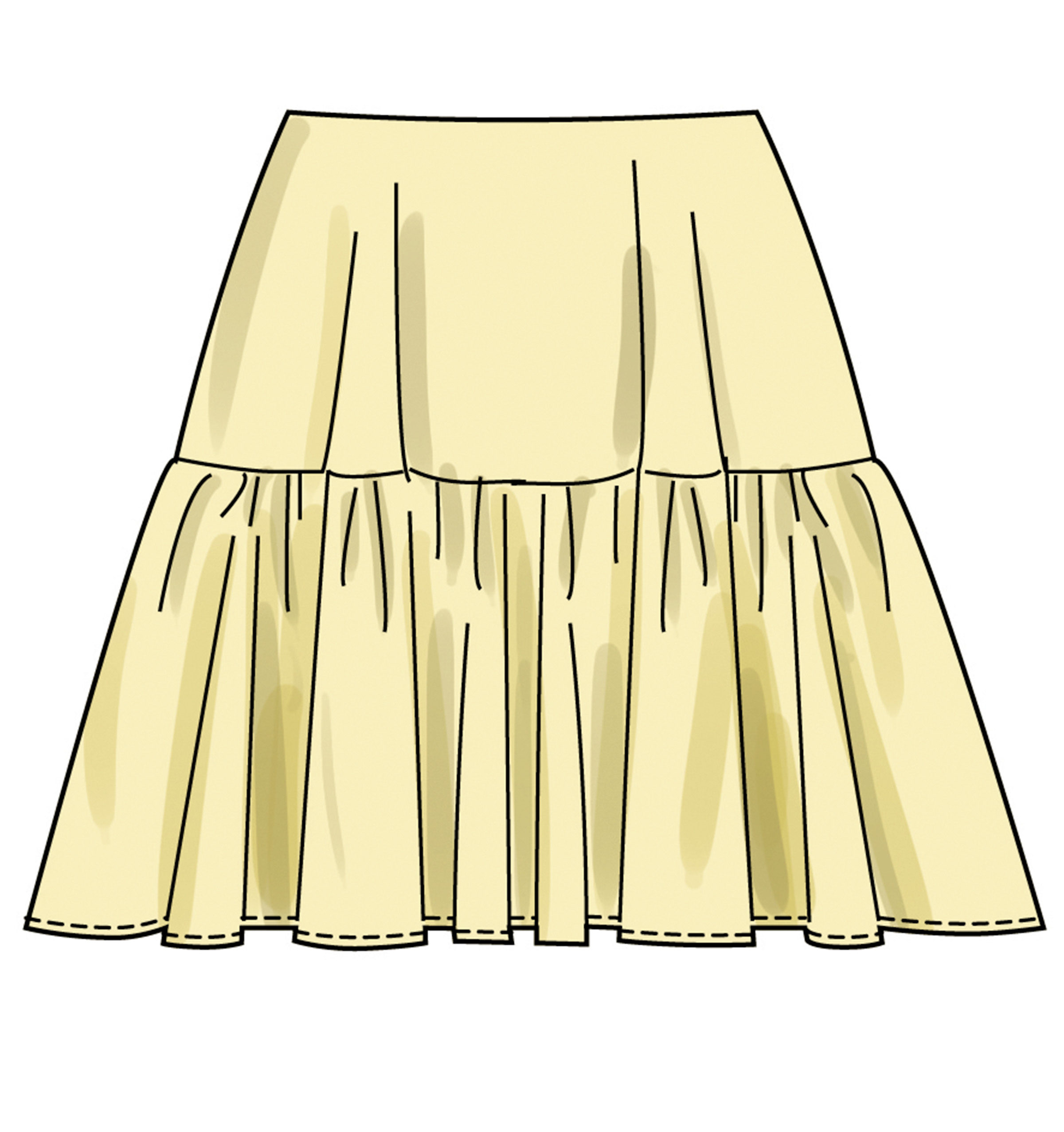 Simplicity S3237 | Simplicity Sewing Pattern Misses' Skirt in Three Lengths