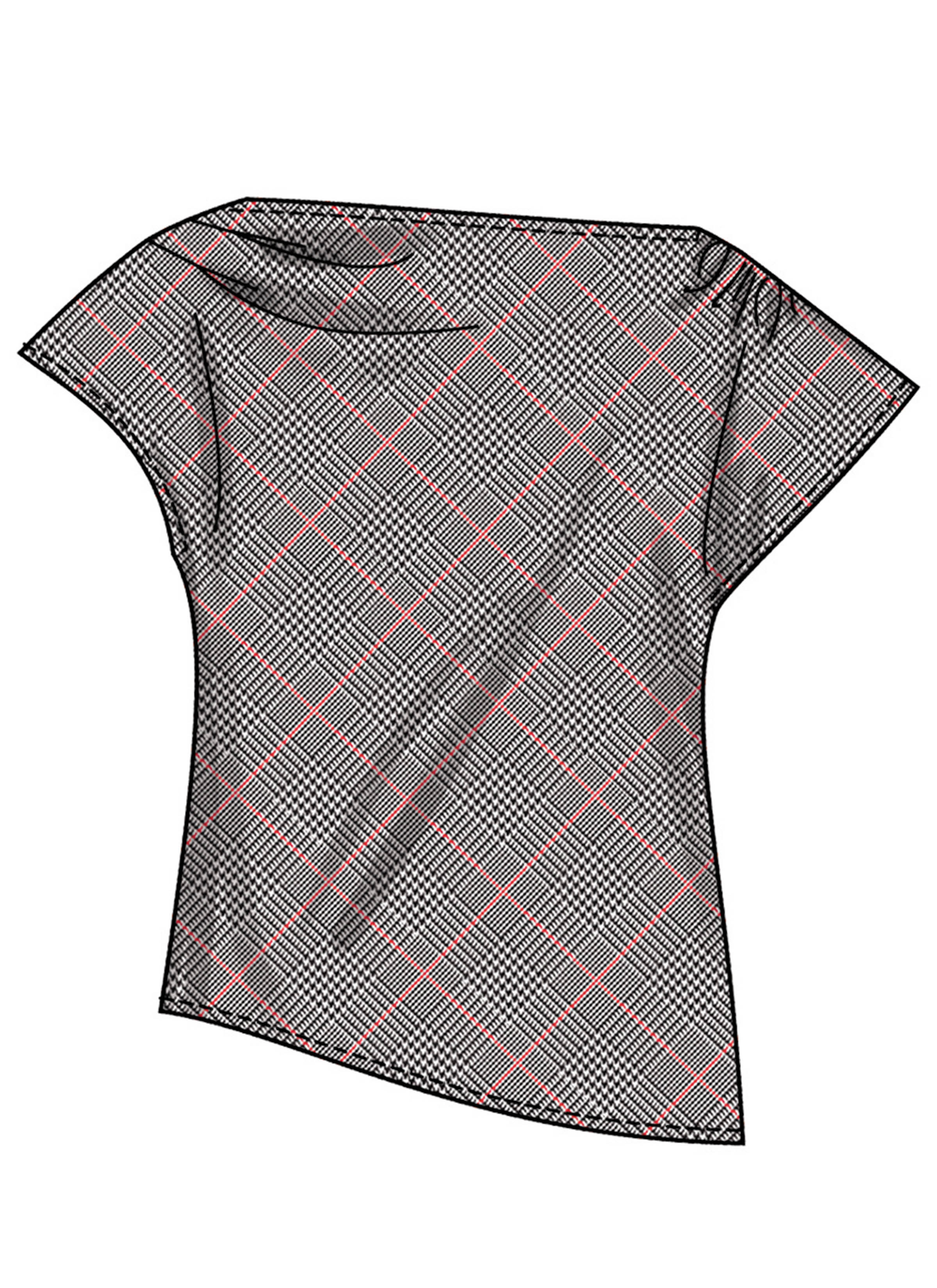 Simplicity S3239 | Simplicity Sewing Pattern Misses' and Women's Draped Asymmetrical Top and Pull-On Pants