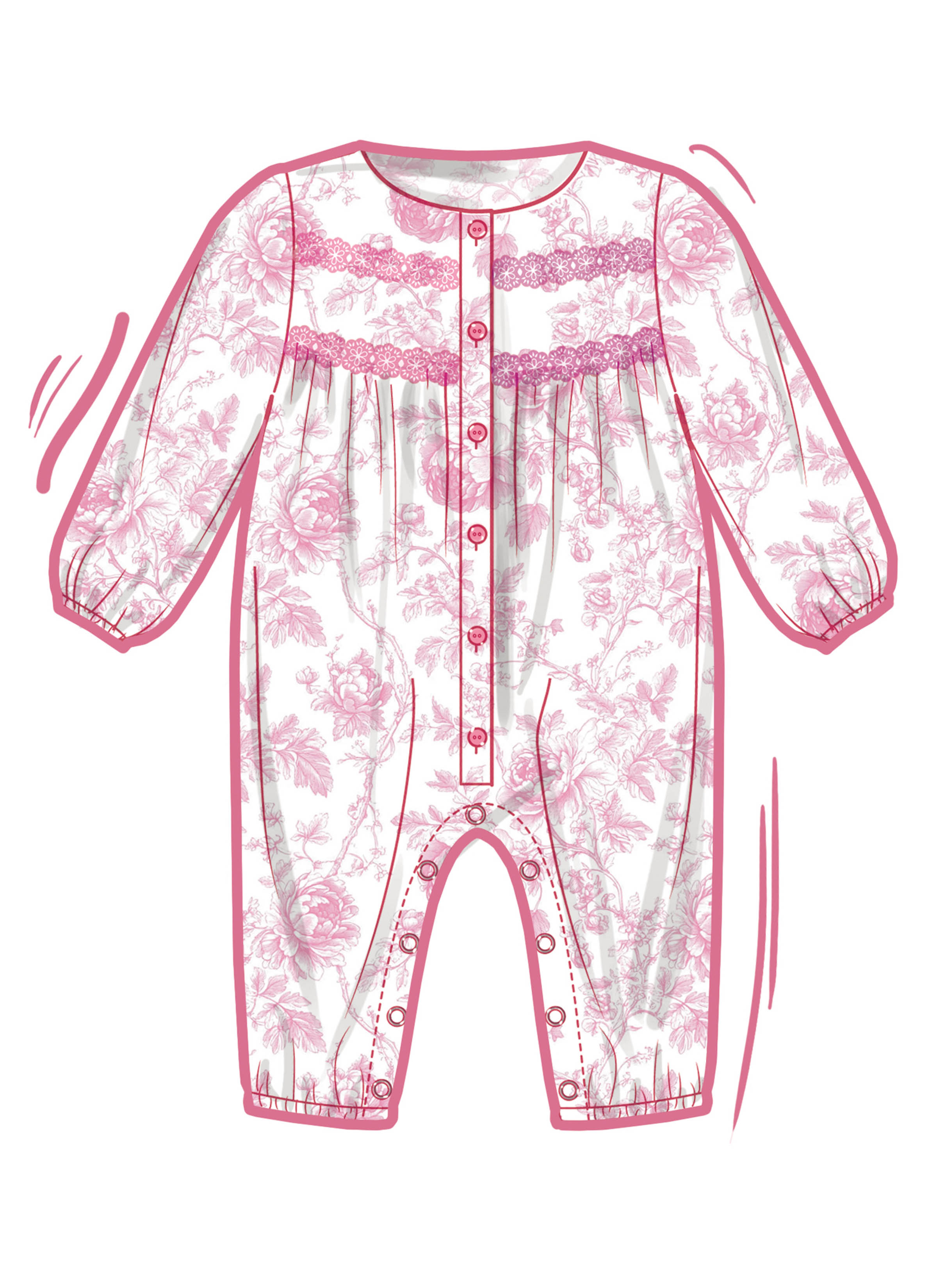 Simplicity S3242 | Simplicity Sewing Pattern Babies' Rompers and Jumpsuit's