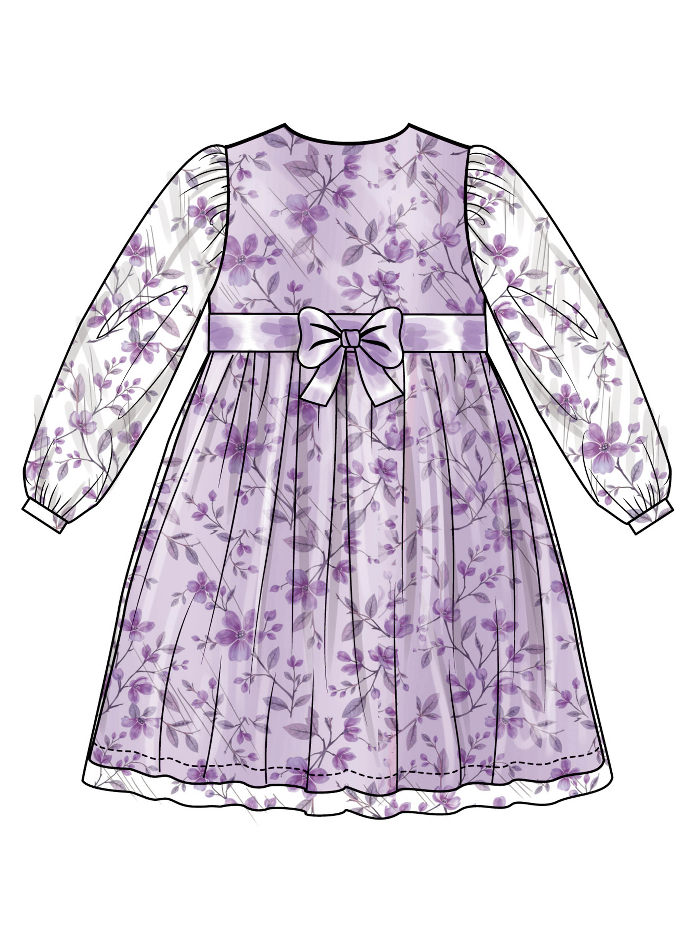 Simplicity S3245 | Simplicity Sewing Pattern Girls' Dress with Sleeve Variations
