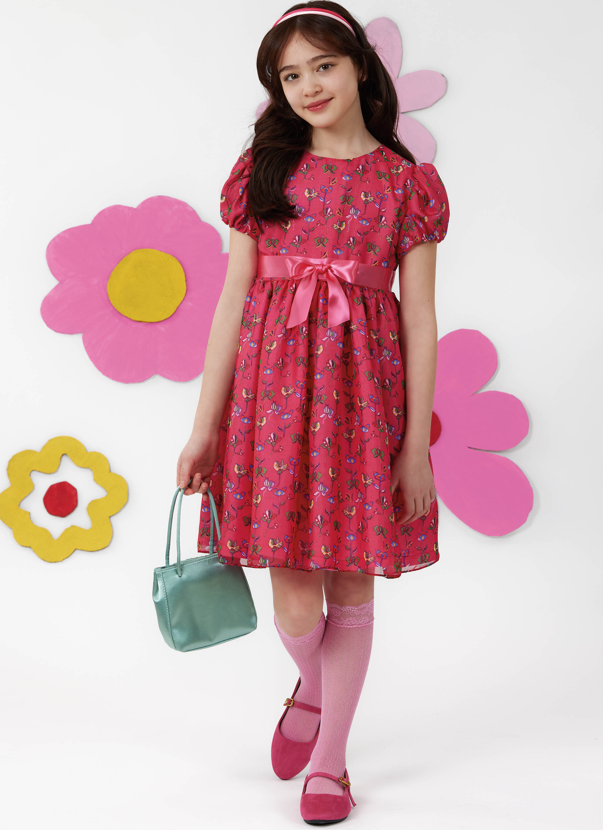 Simplicity S3245 | Simplicity Sewing Pattern Girls' Dress with Sleeve Variations