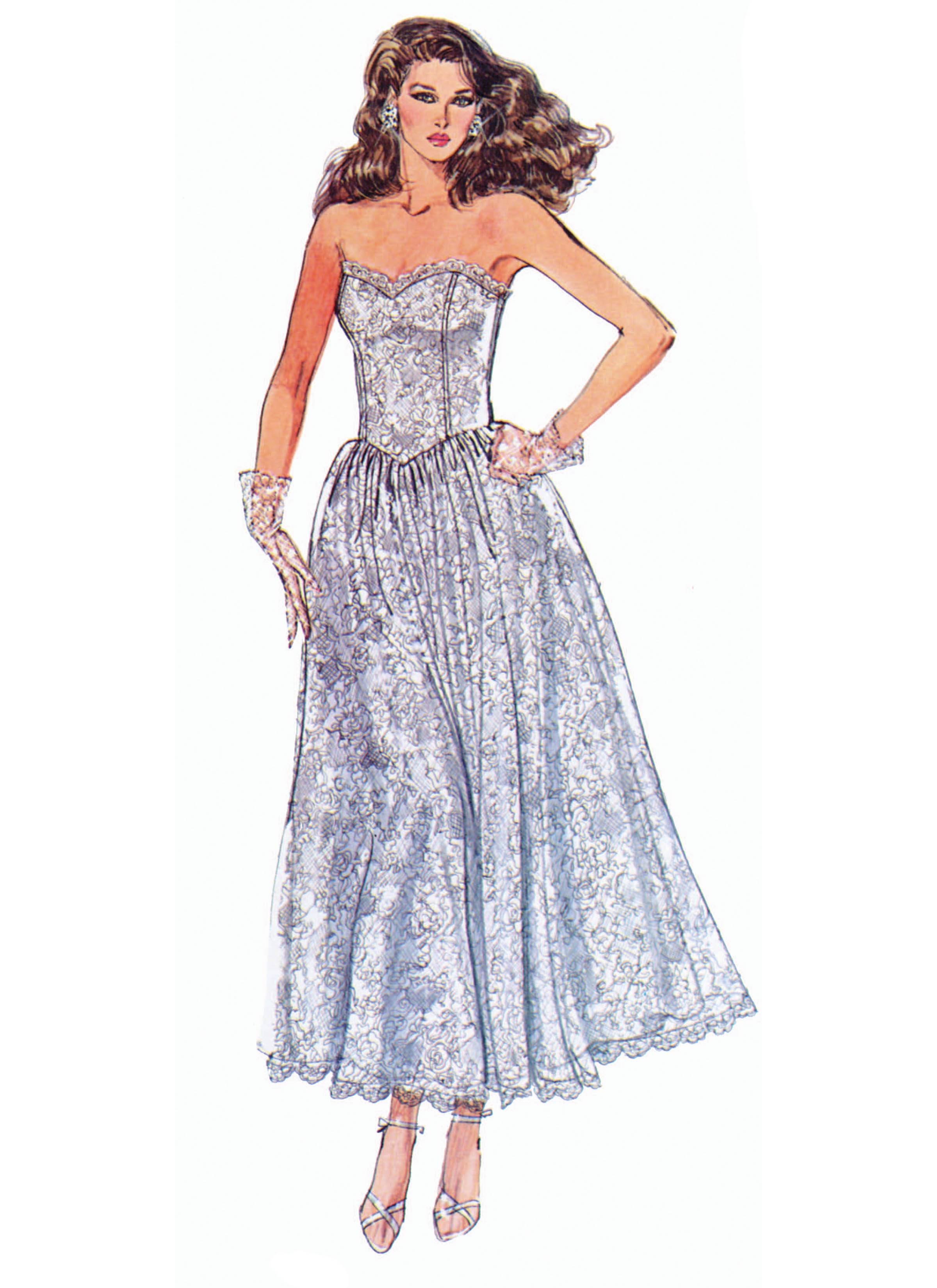 Simplicity S3246 | Simplicity Sewing Pattern Misses' and Miss Petite Lined Dresses by Jessica McClintock