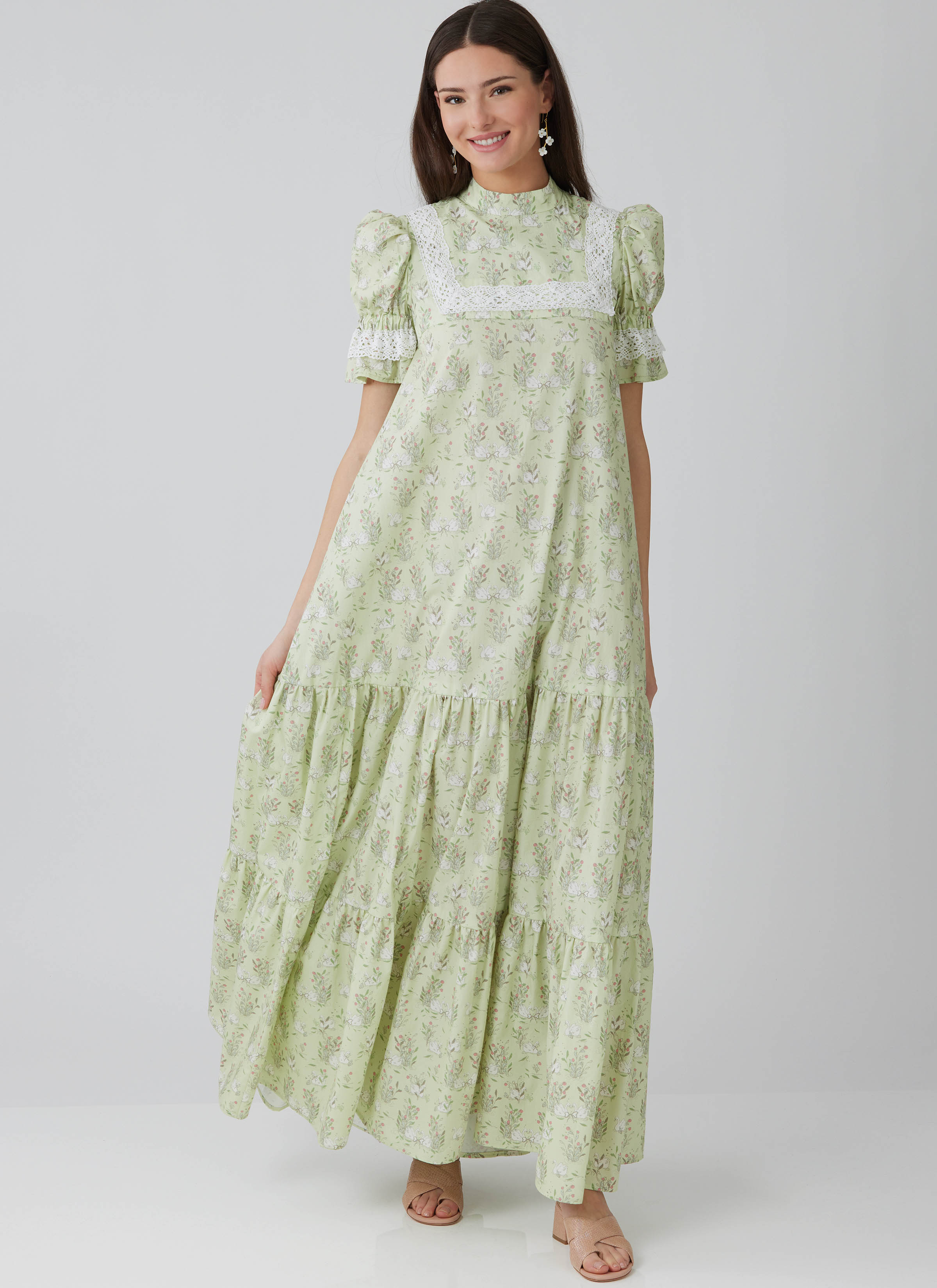McCall's M8652 | Misses' High Yoke Dress in Two Lengths by Laura Ashley