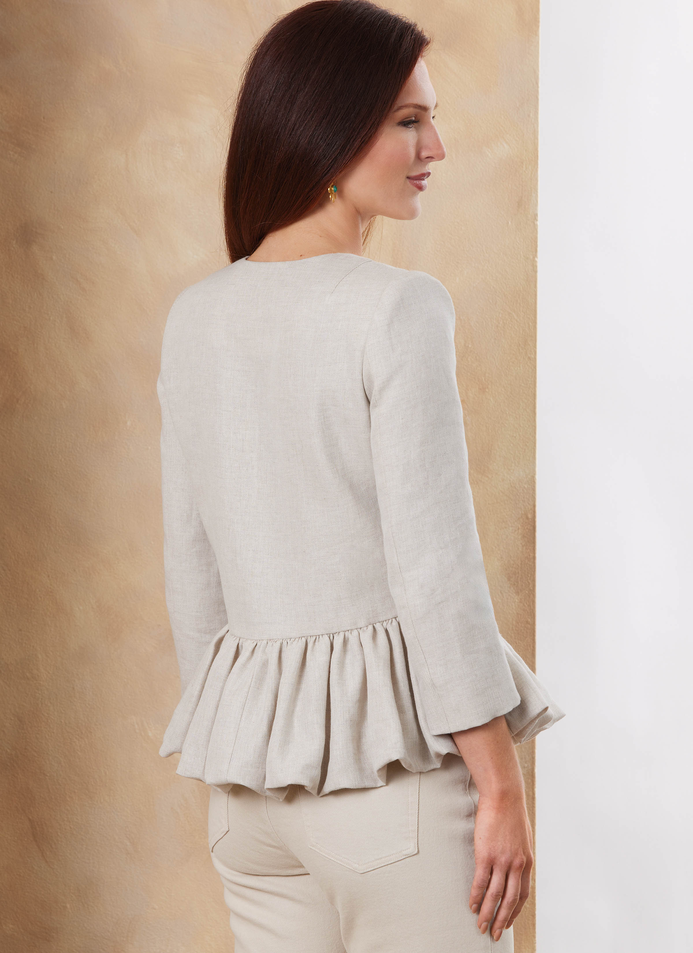 Vogue Patterns V2181 | Vogue Patterns Misses' Peplum Jacket