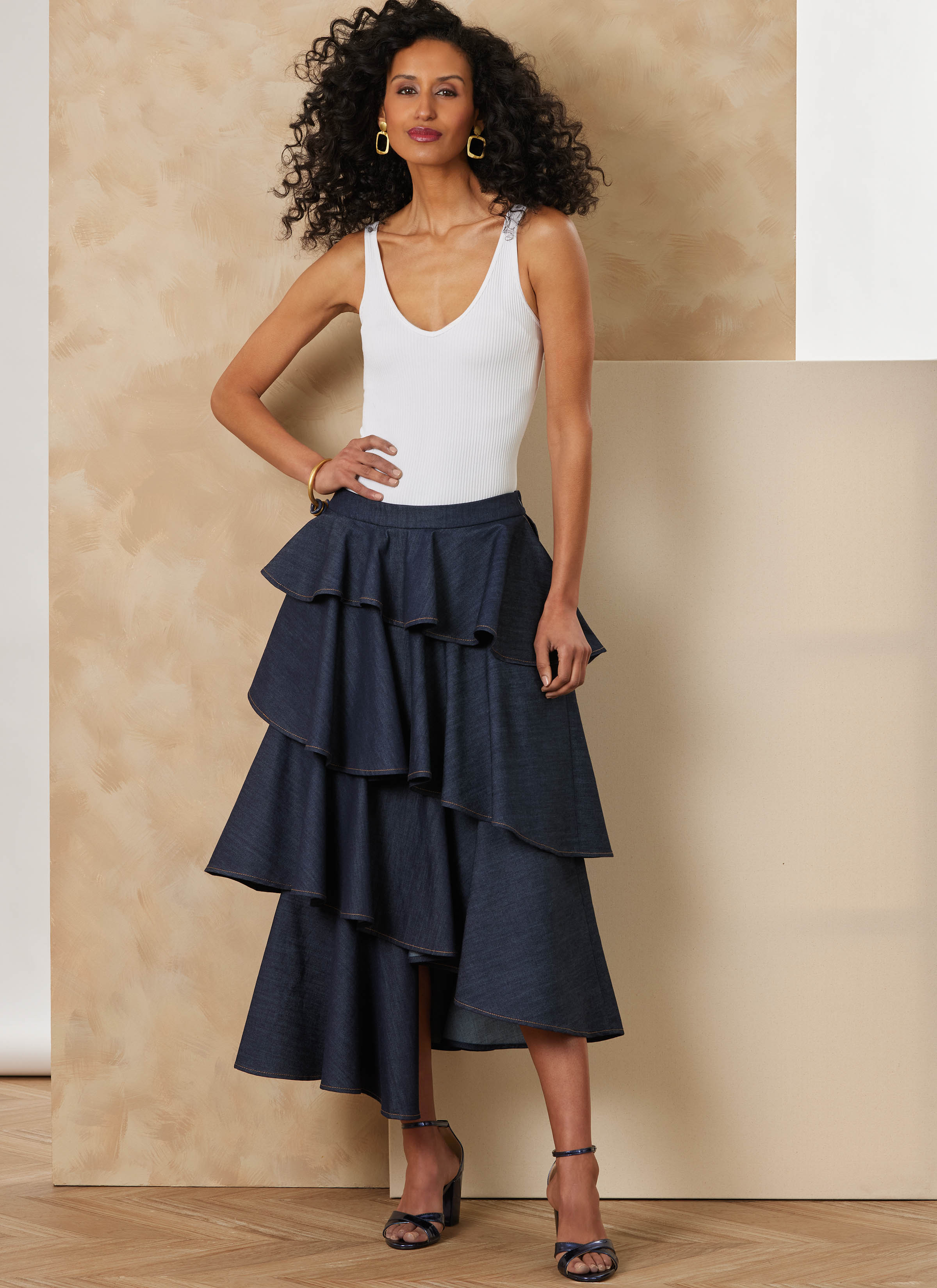 Vogue Patterns V2183 | Vogue Patterns Misses' Spiral Skirt
