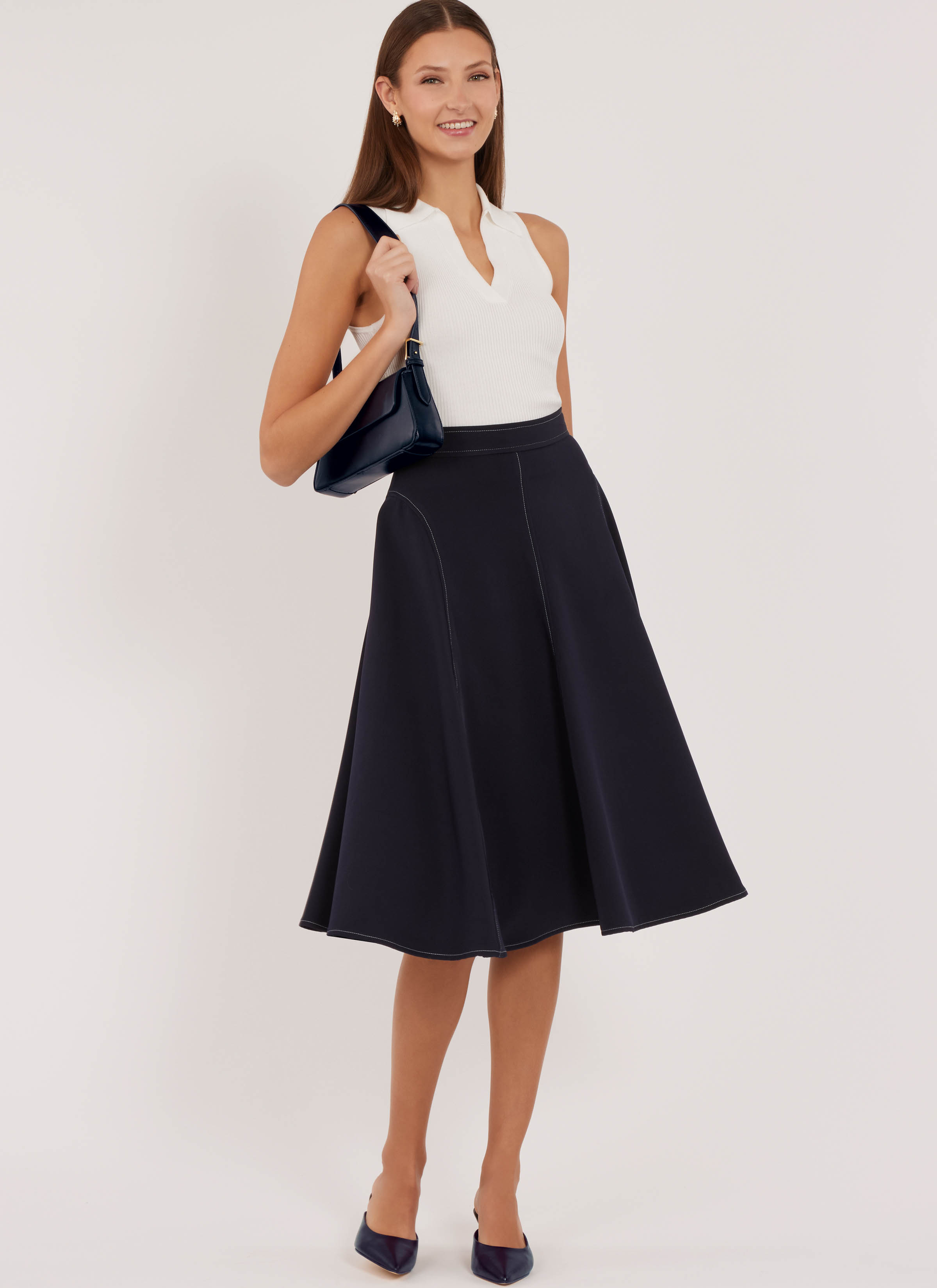 New Look N6825 | New Look Sewing Pattern Misses' Skirts in Two Lengths