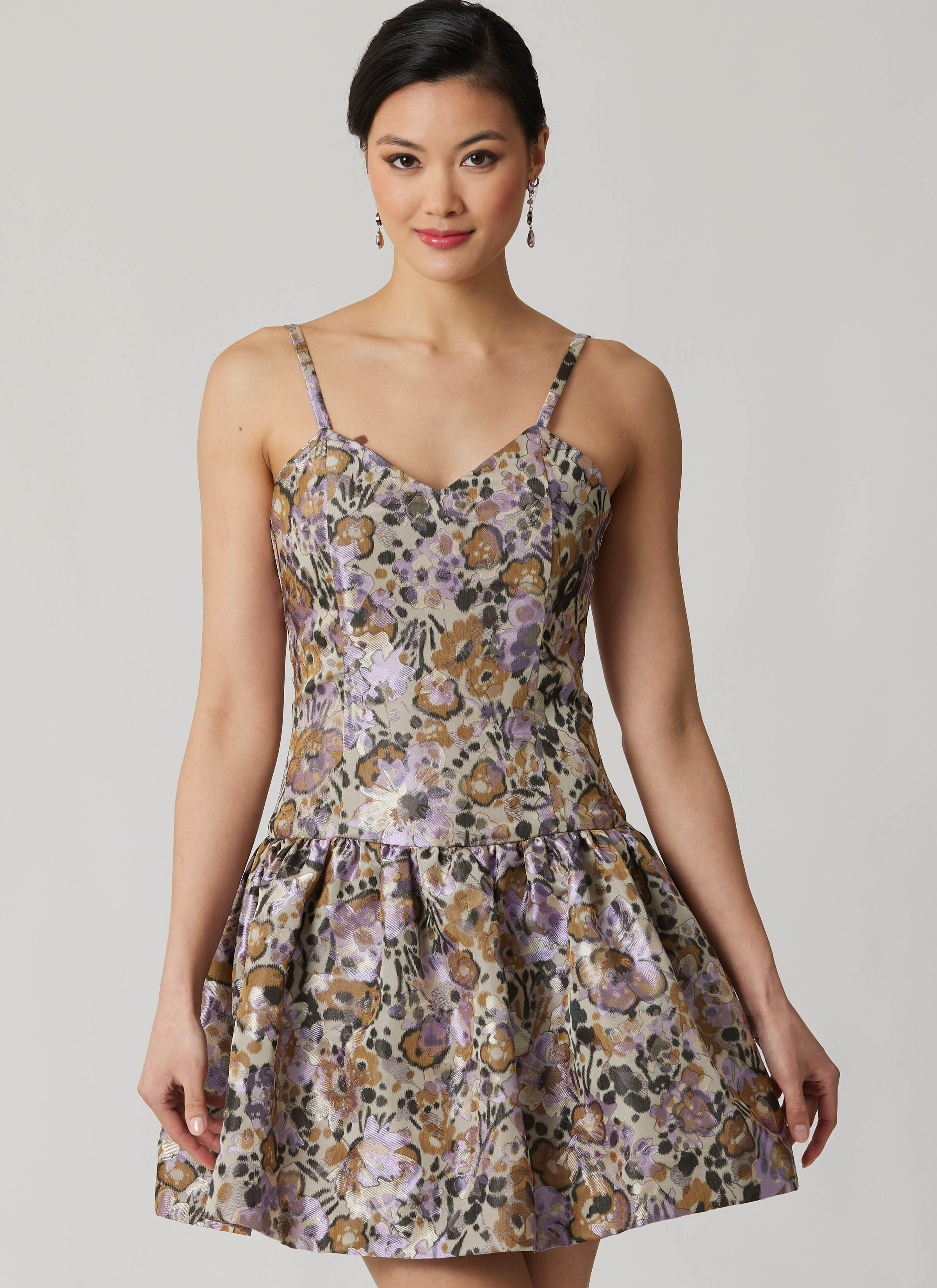 McCall's M8678 | McCall's Sewing Pattern Misses' and Miss Petite Dress with Detachable Tiered Skirt