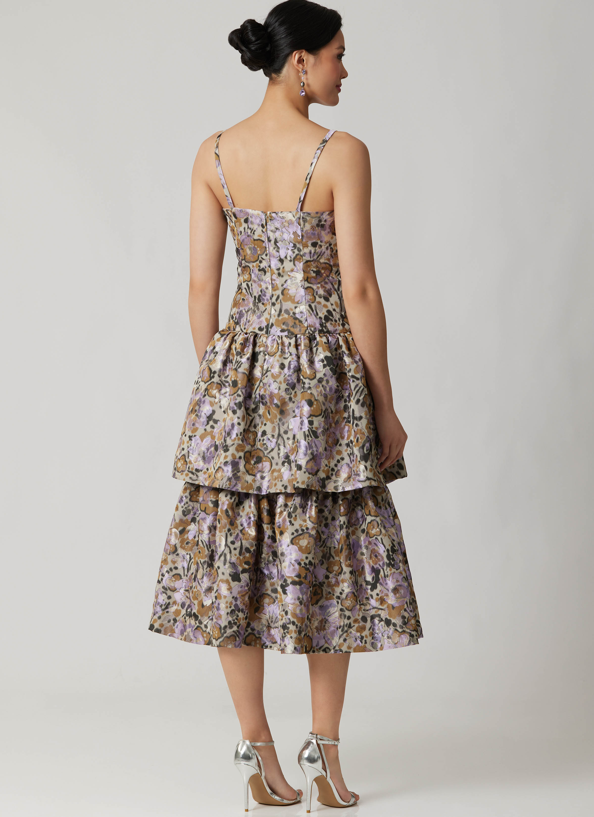 McCall's M8678 | McCall's Sewing Pattern Misses' and Miss Petite Dress with Detachable Tiered Skirt