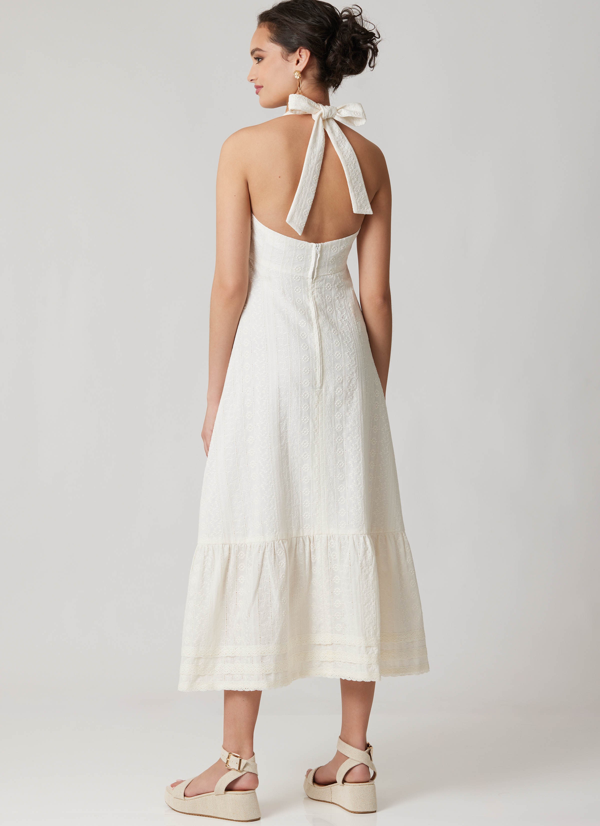McCall's M8690 | McCall's Sewing Pattern Misses' Halter Dress in Two Lengths by Laura Ashley
