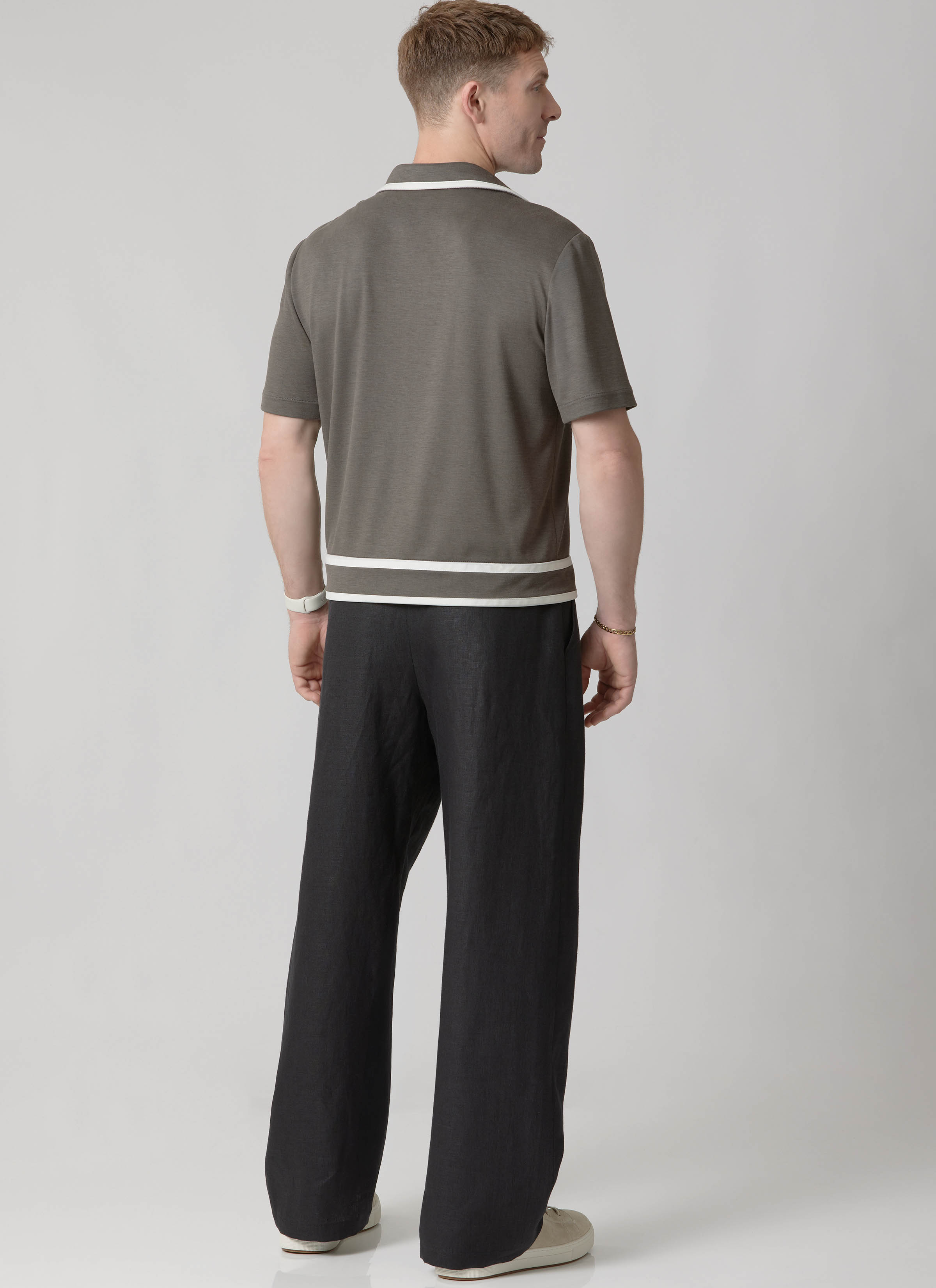 McCall's M8686 | McCall's Sewing Pattern Men's Cropped Polo Style Shirt and Pants