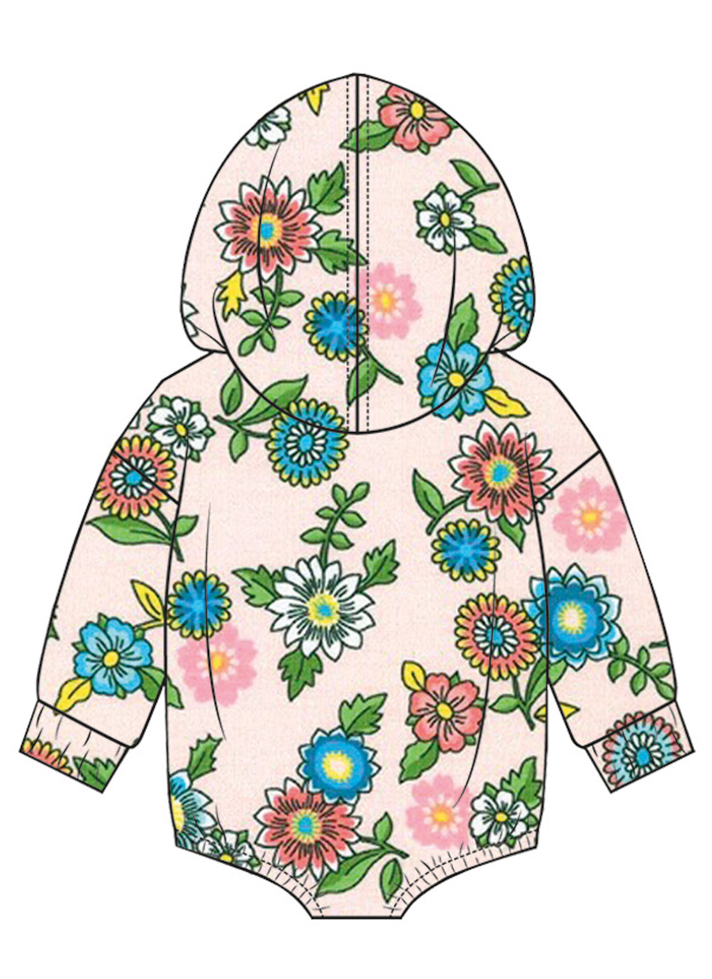McCall's M8688 | McCall's Sewing Pattern Babies' Hooded Romper and Pants