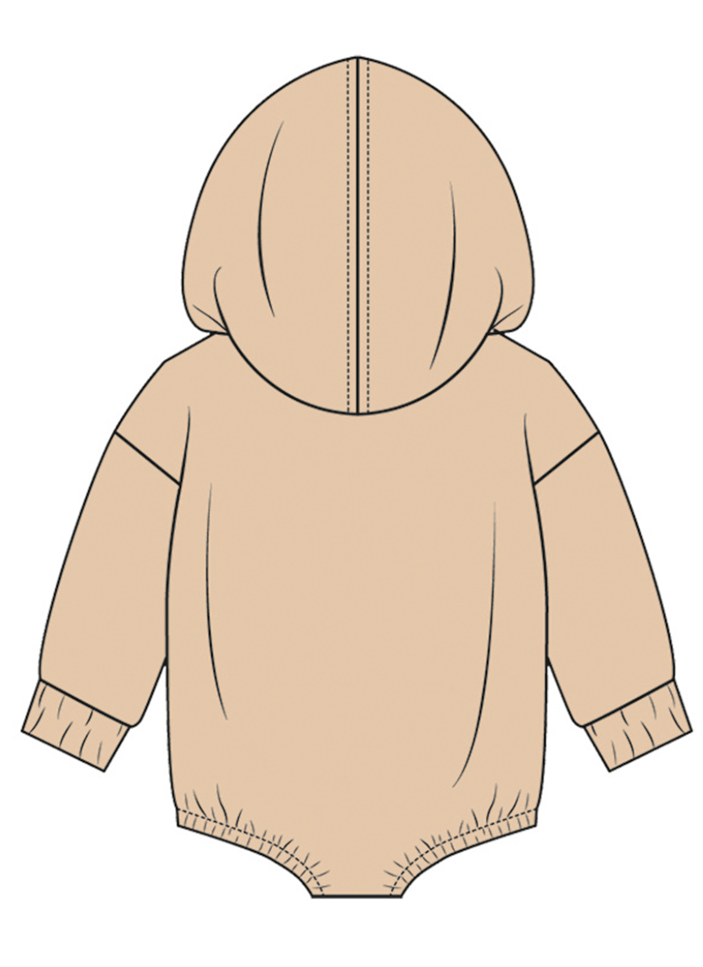 McCall's M8688 | McCall's Sewing Pattern Babies' Hooded Romper and Pants