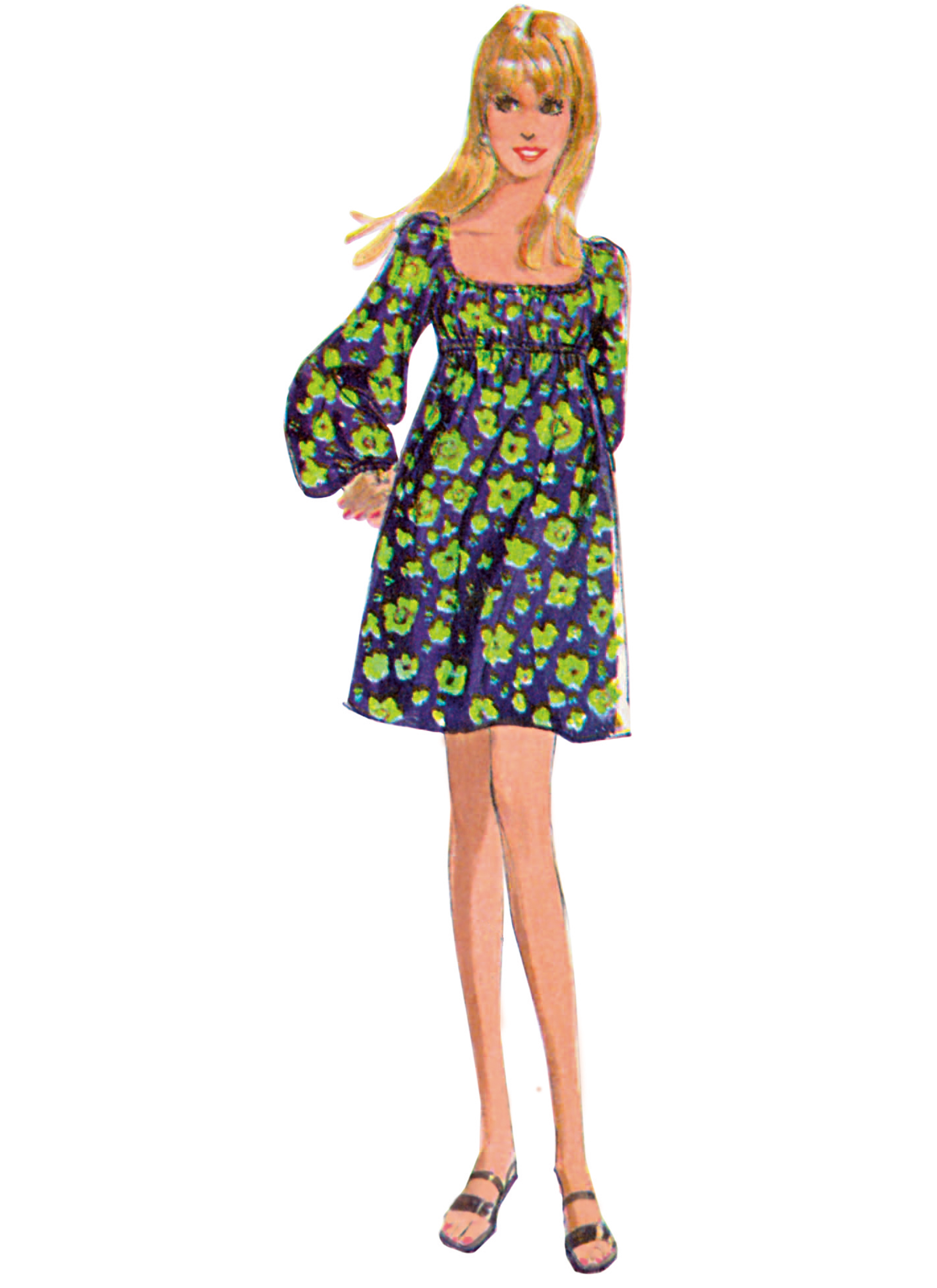 McCall's M8691 | McCall's Sewing Pattern Misses' Dress with Sleeve Variations