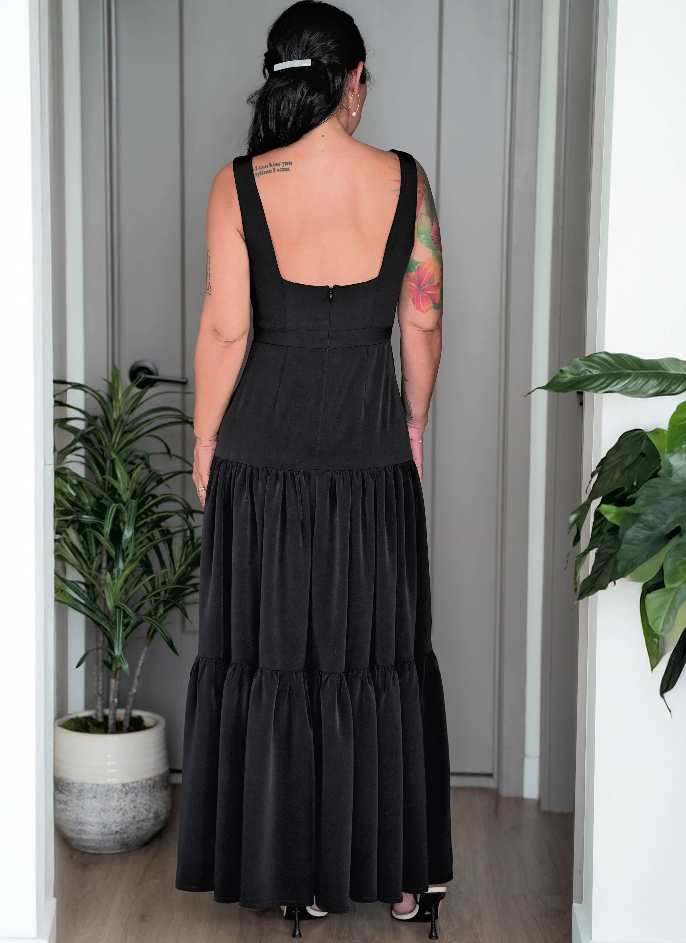Simplicity S3265 | Simplicity Sewing Pattern Misses'  Square Neck Tiered Maxi Dress by Mimi G