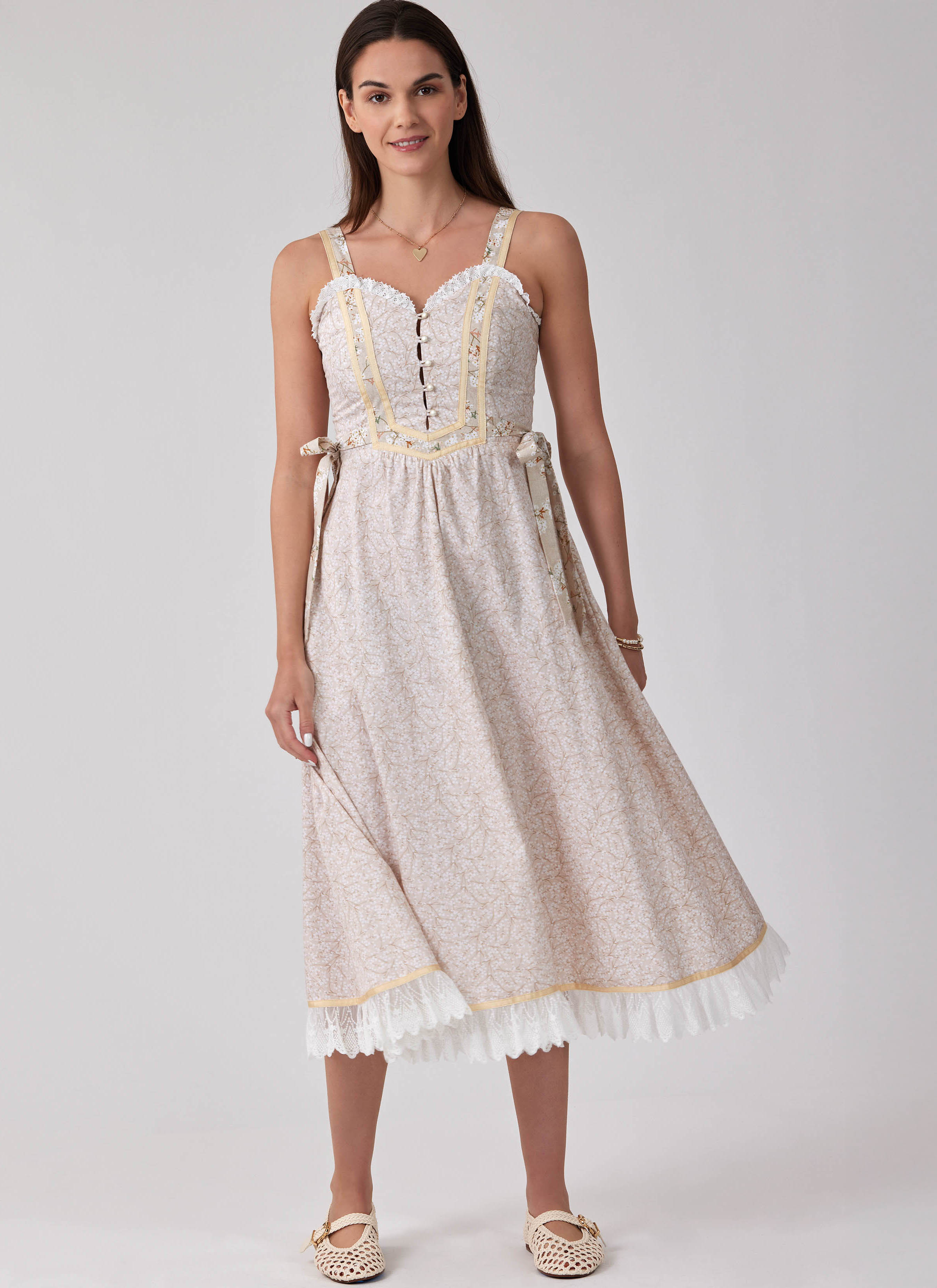 Simplicity S3287 | Simplicity Sewing Pattern Misses' Dress in Two Lengths Gunne Sax by Jessica McClintock